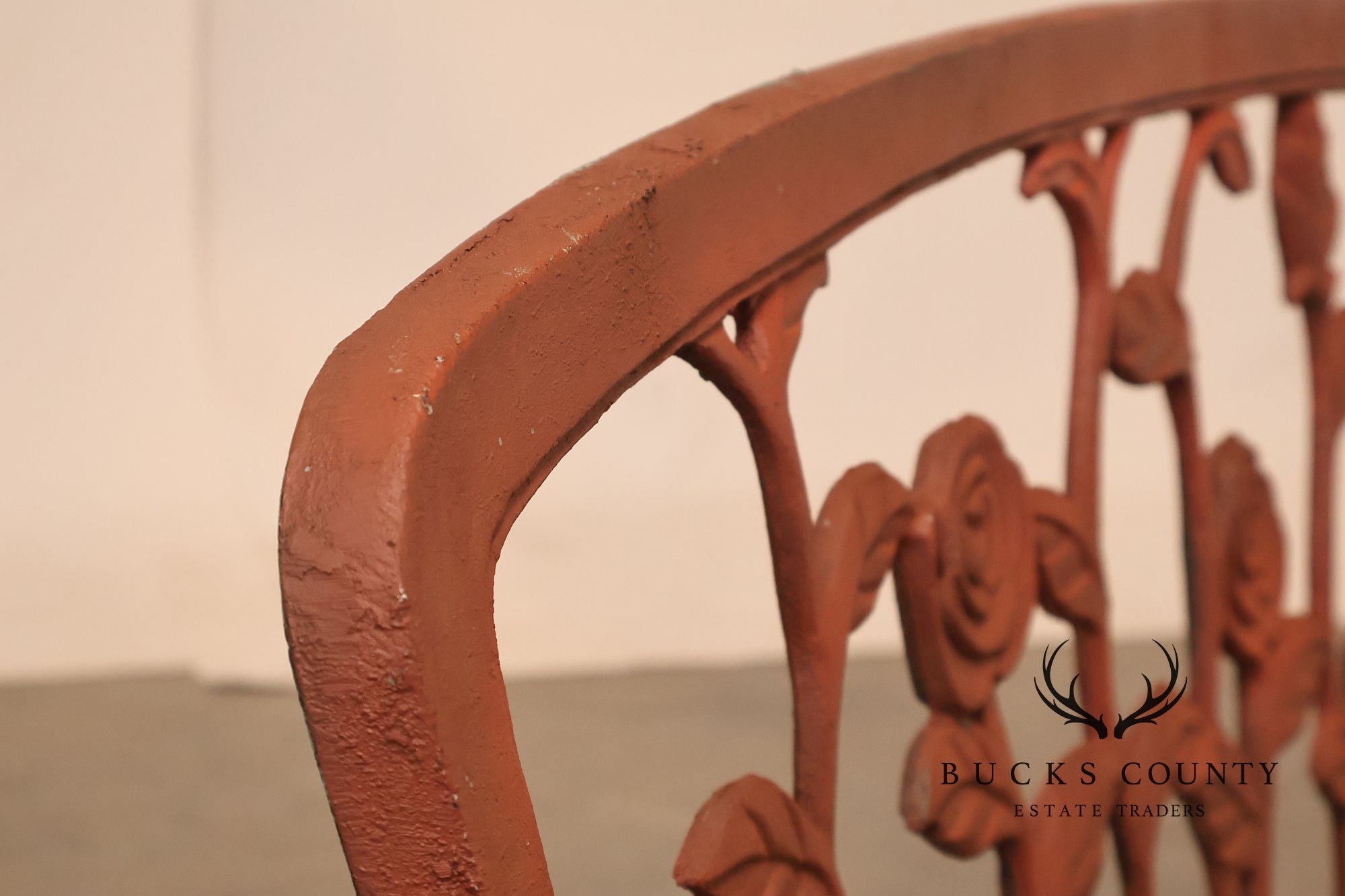 Cast Aluminum Vintage Rose Garden Bench