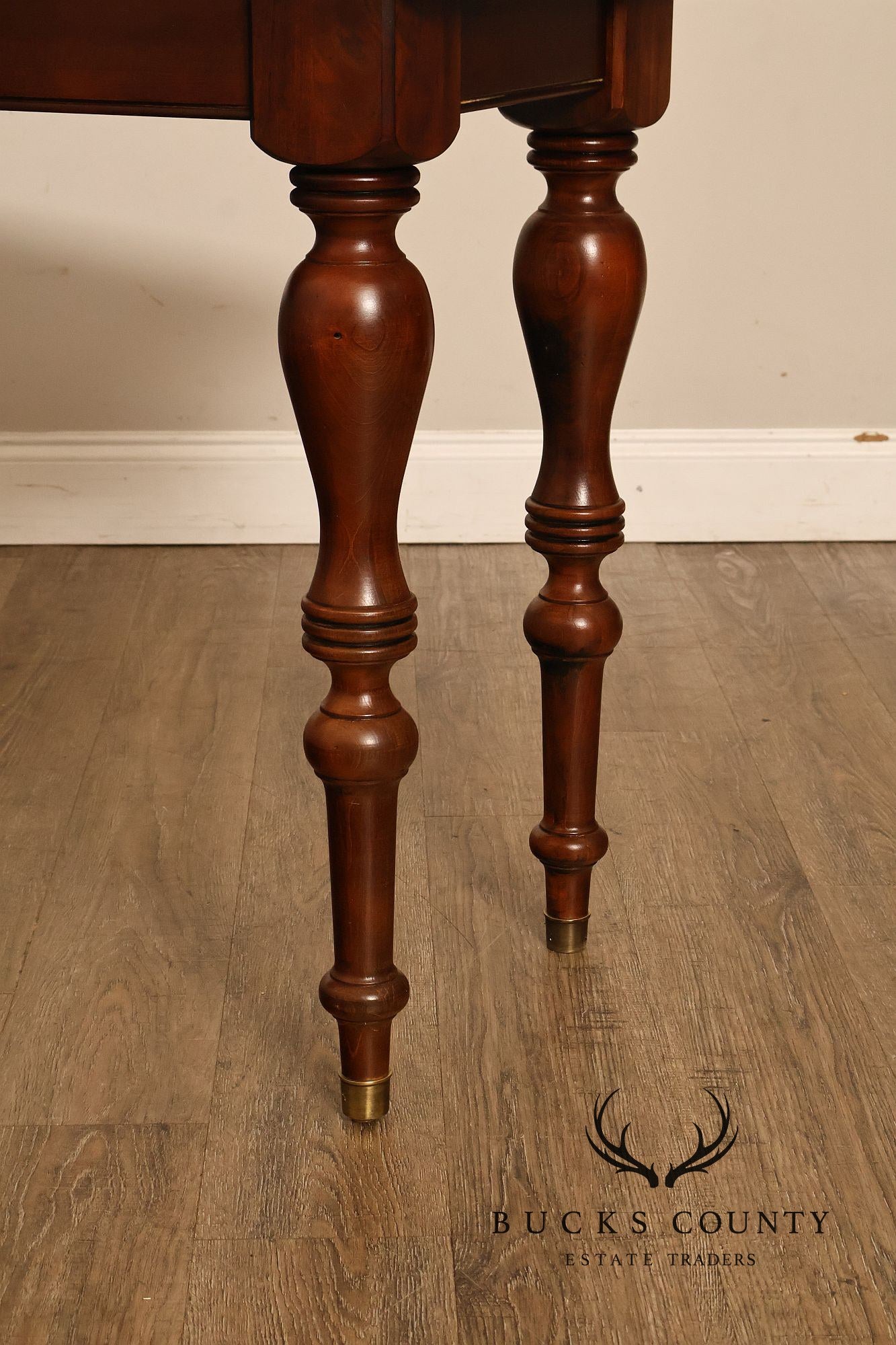 Ethan Allen British Classics Cherry Flip Top Console Dining Table