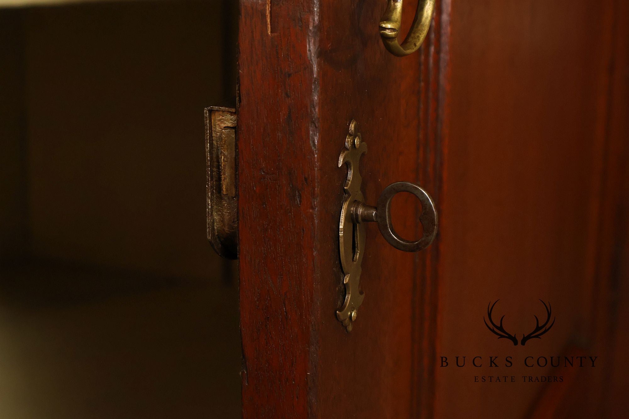 Antique American Walnut Corner Cabinet