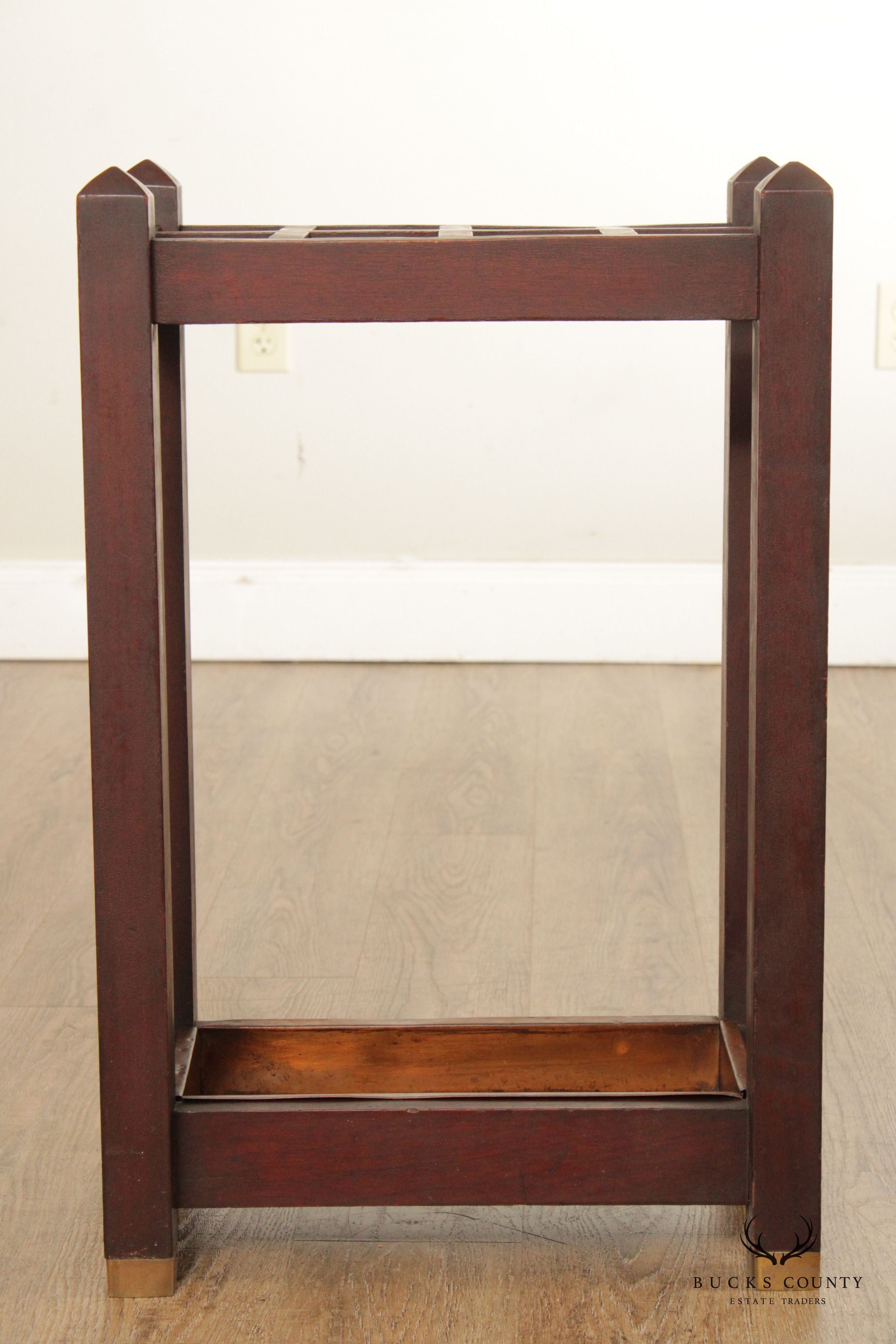 Antique Mission Style Umbrella Stand
