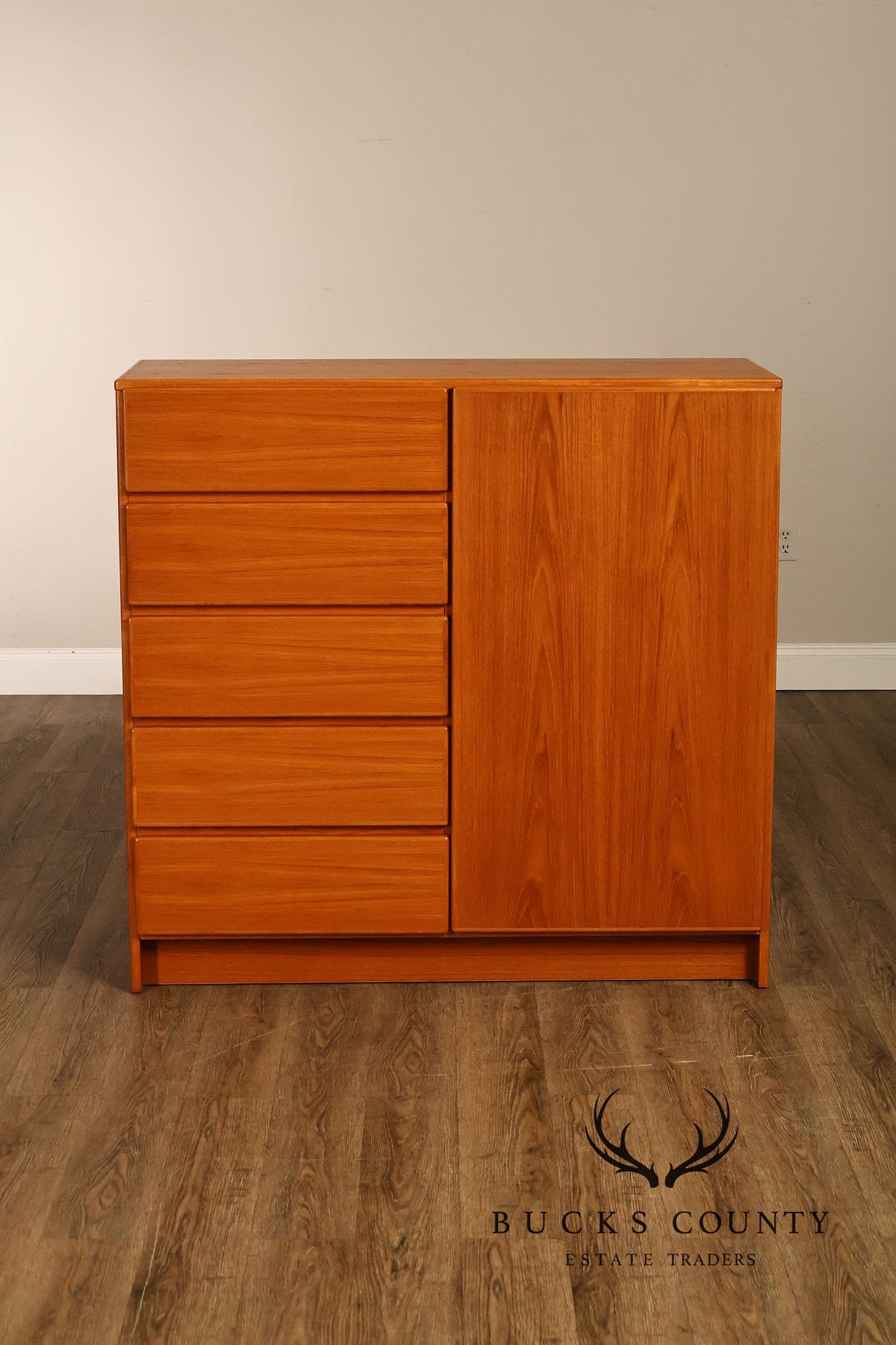 Scan Coll Danish Modern Teak Gentlemen’s Chest