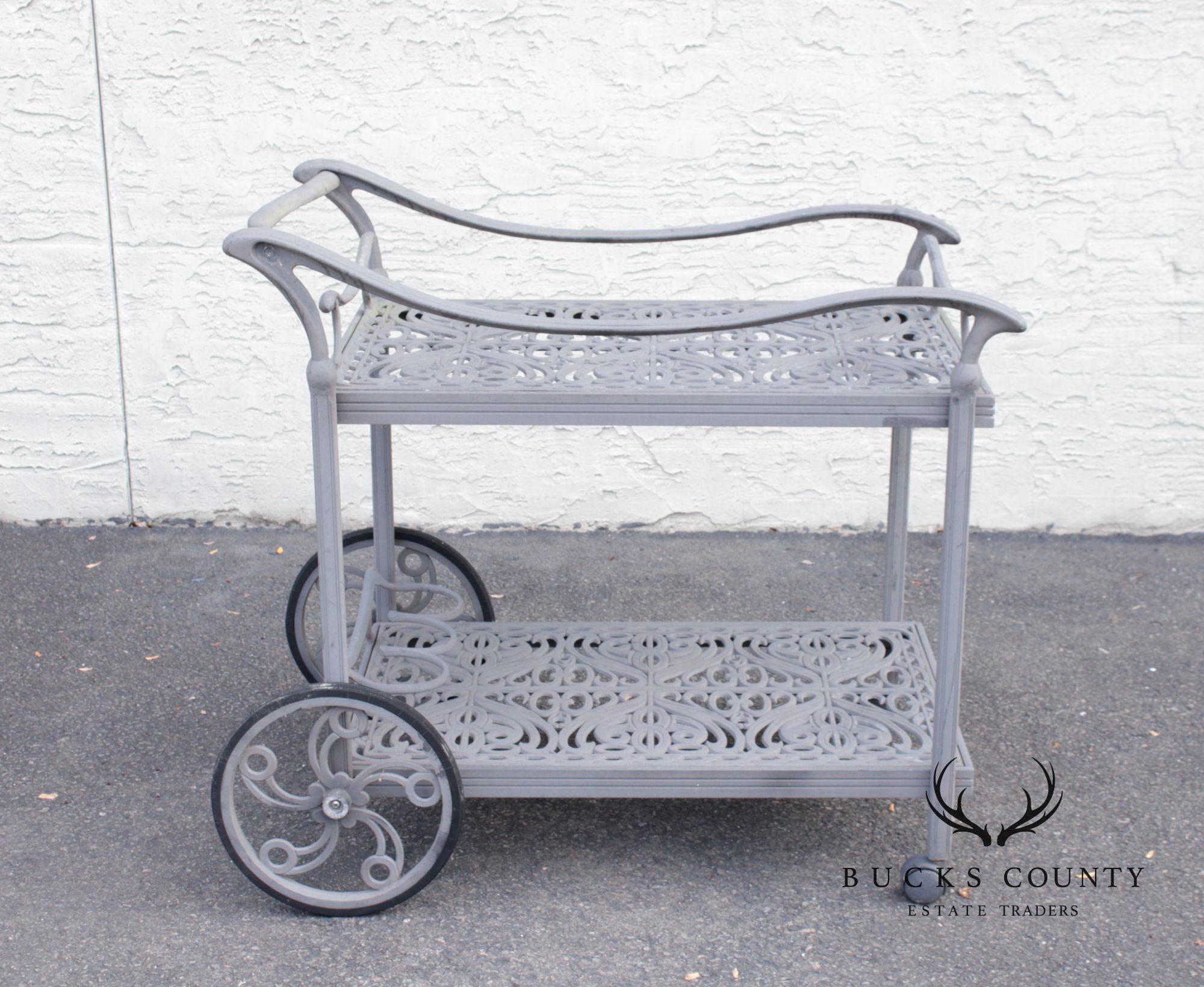 Hanamint 'Tuscany' Cast Aluminum Outdoor Bar Cart