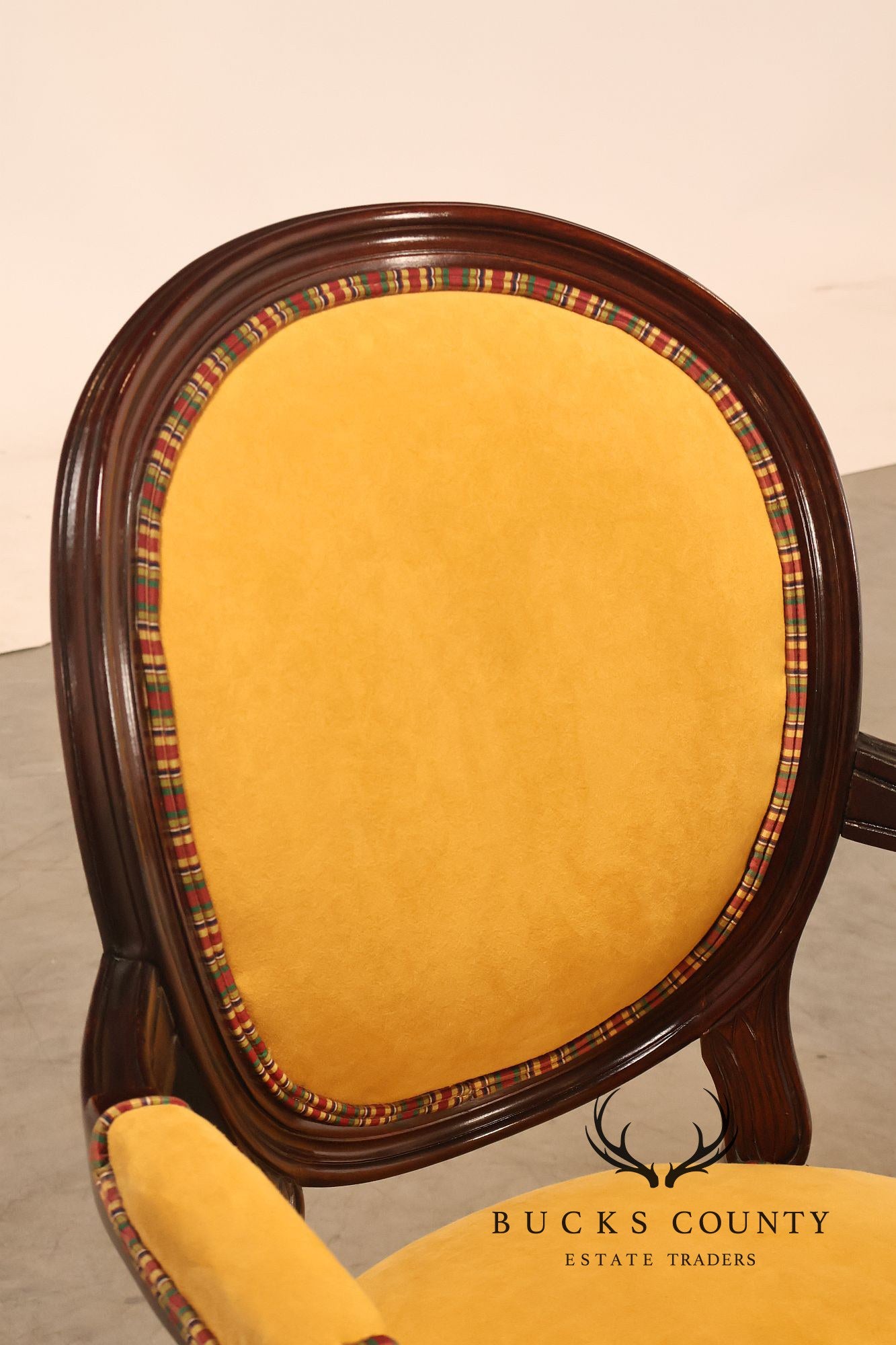 Century Furniture French Louis XVI Style Set of Ten Oval Back Dining Chairs