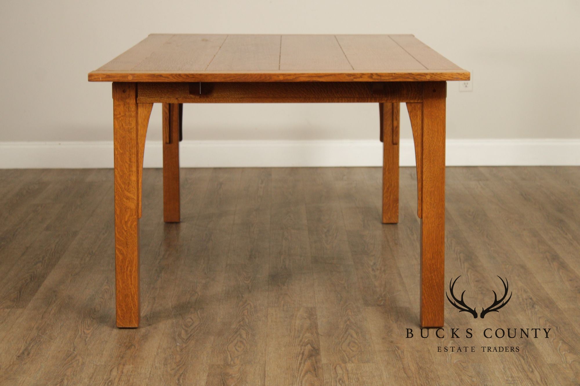 Stickley Mission Collection Oak Extendable Dining Table