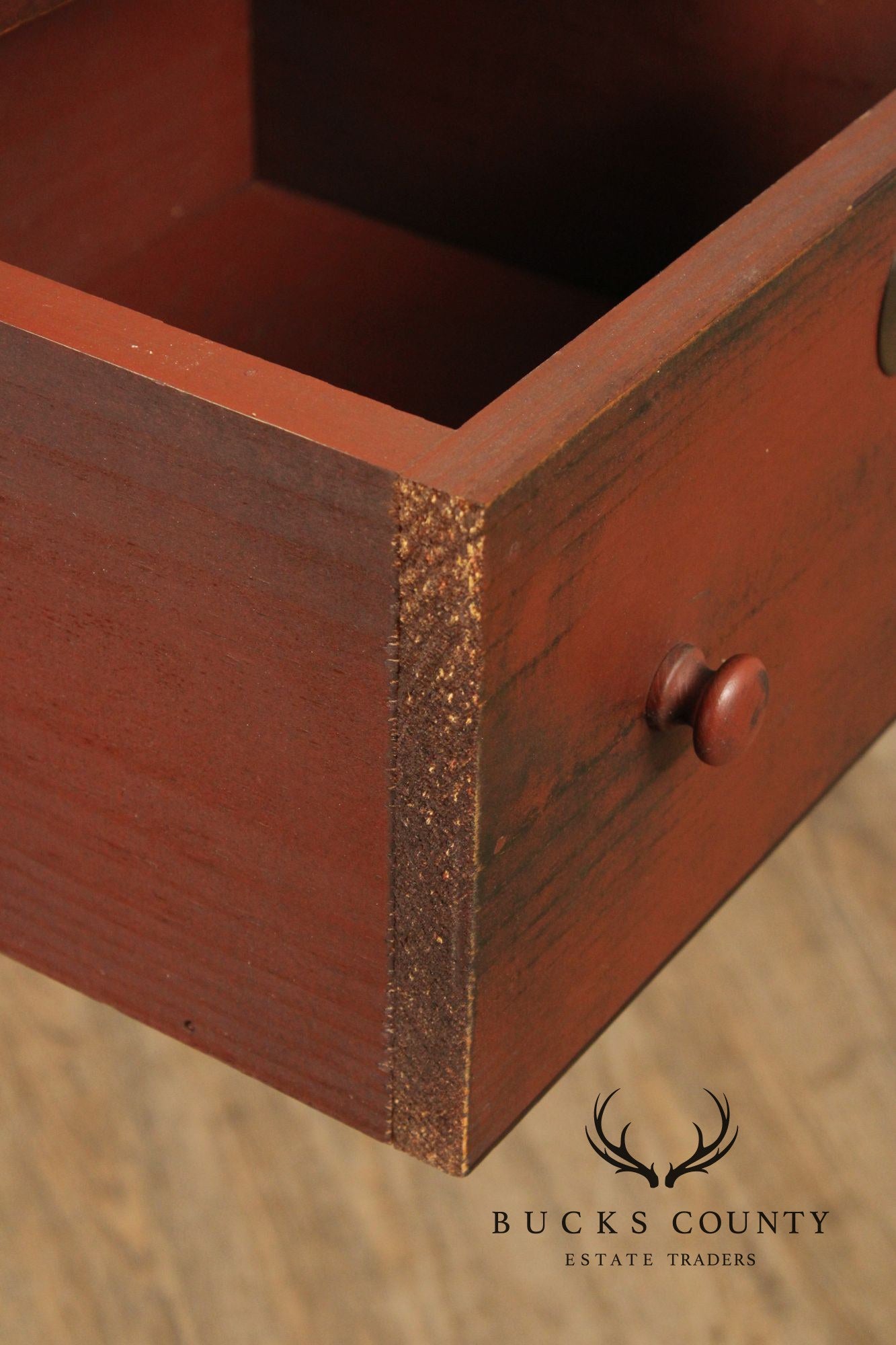 Primitive Style Distress Painted Sideboard or Console