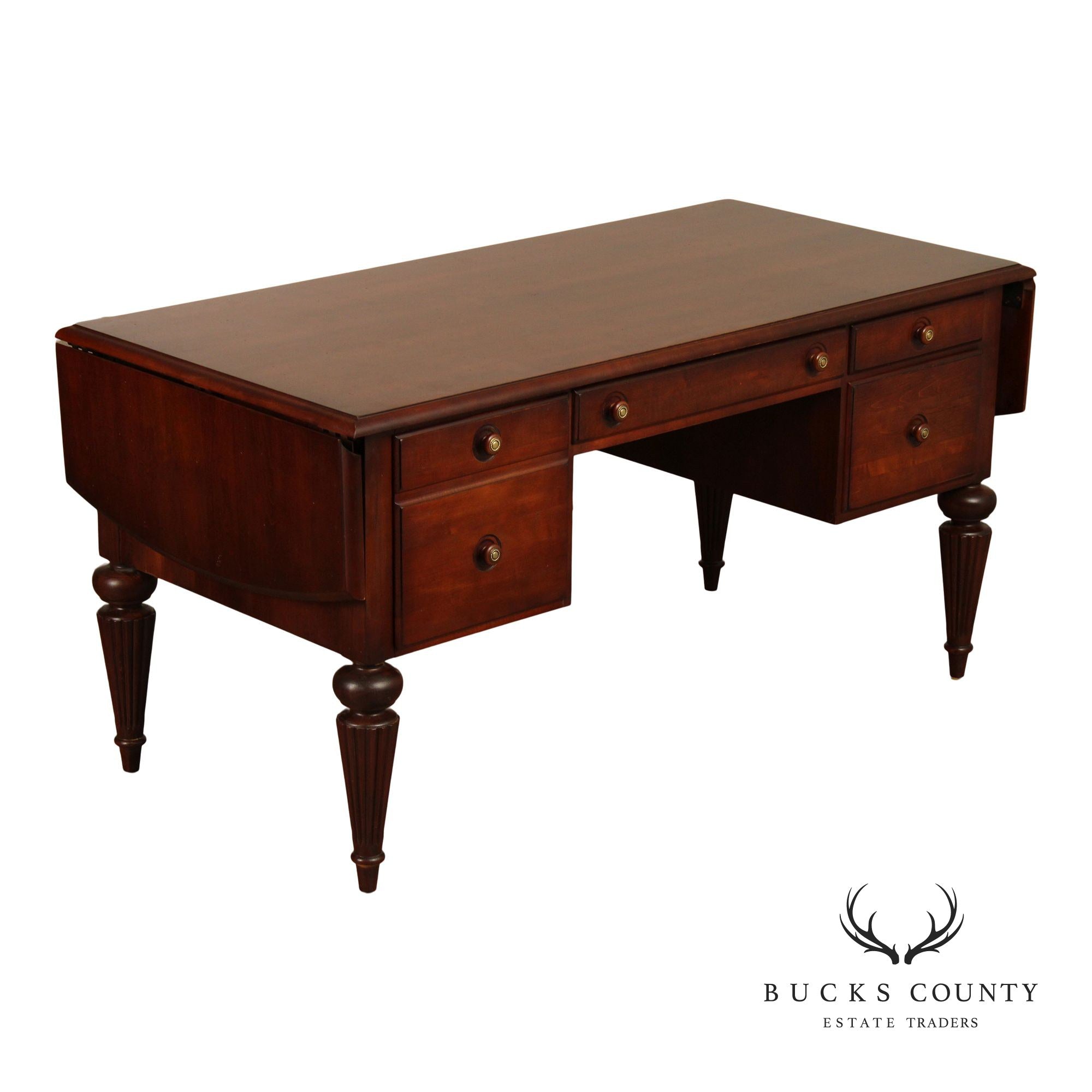 Ethan Allen British Classics Collection 'Marshall' Drop Leaf Writing Desk