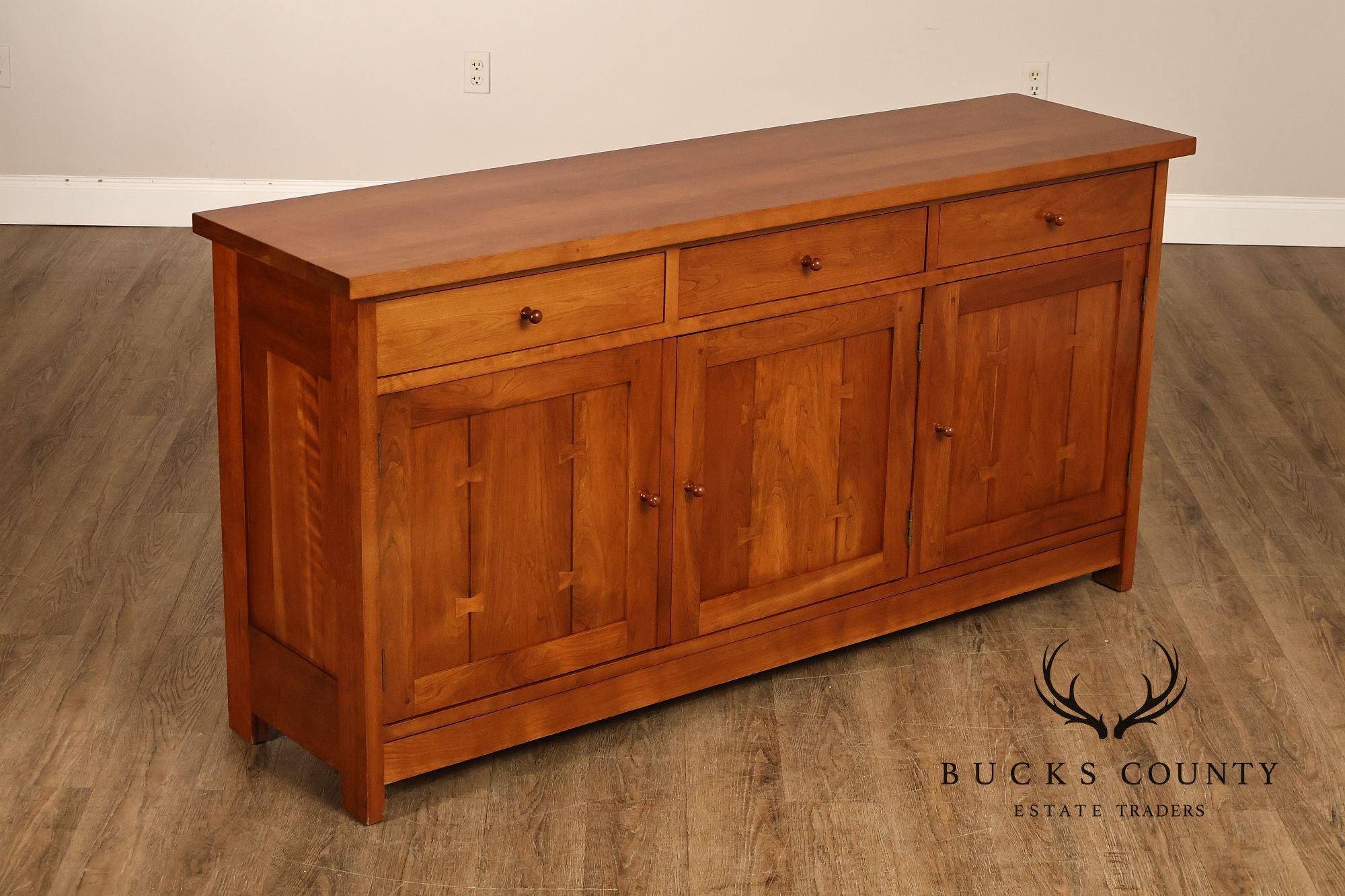 Stickley Mission Collection Cherry Three-Door Buffet