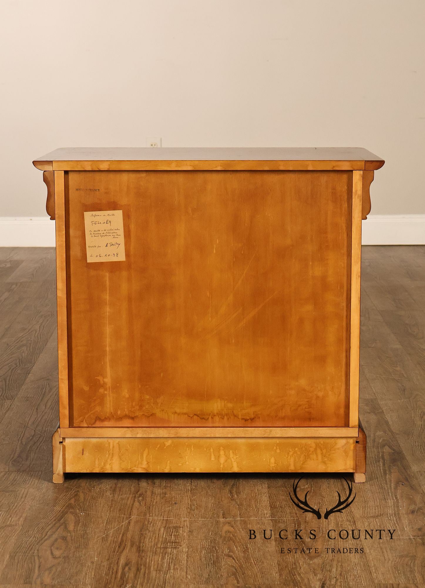 Grange French Louis Philippe Style Cherry Two Door Cabinet Nightstand