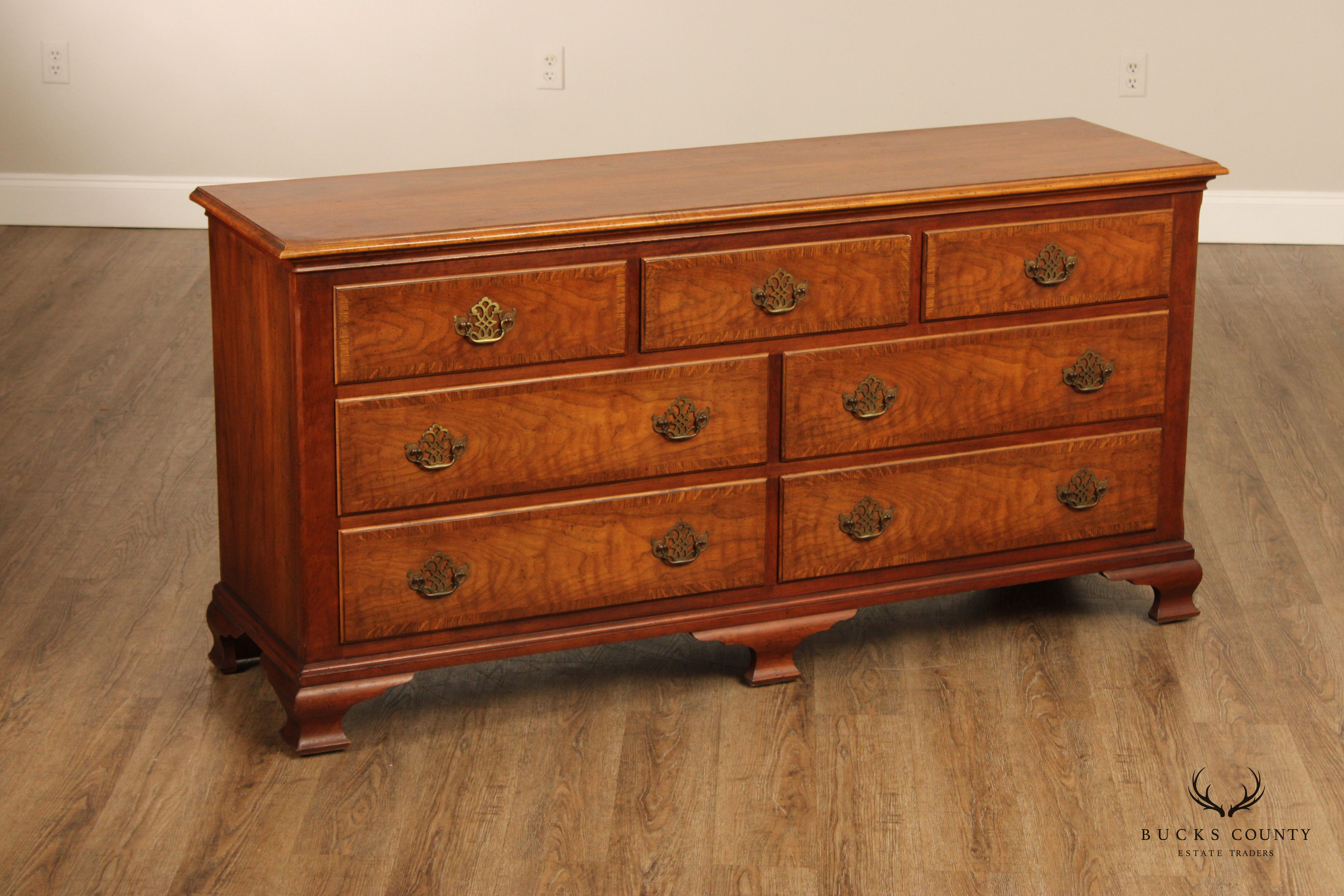 Baker Milling Road Georgian Style Walnut Long Dresser