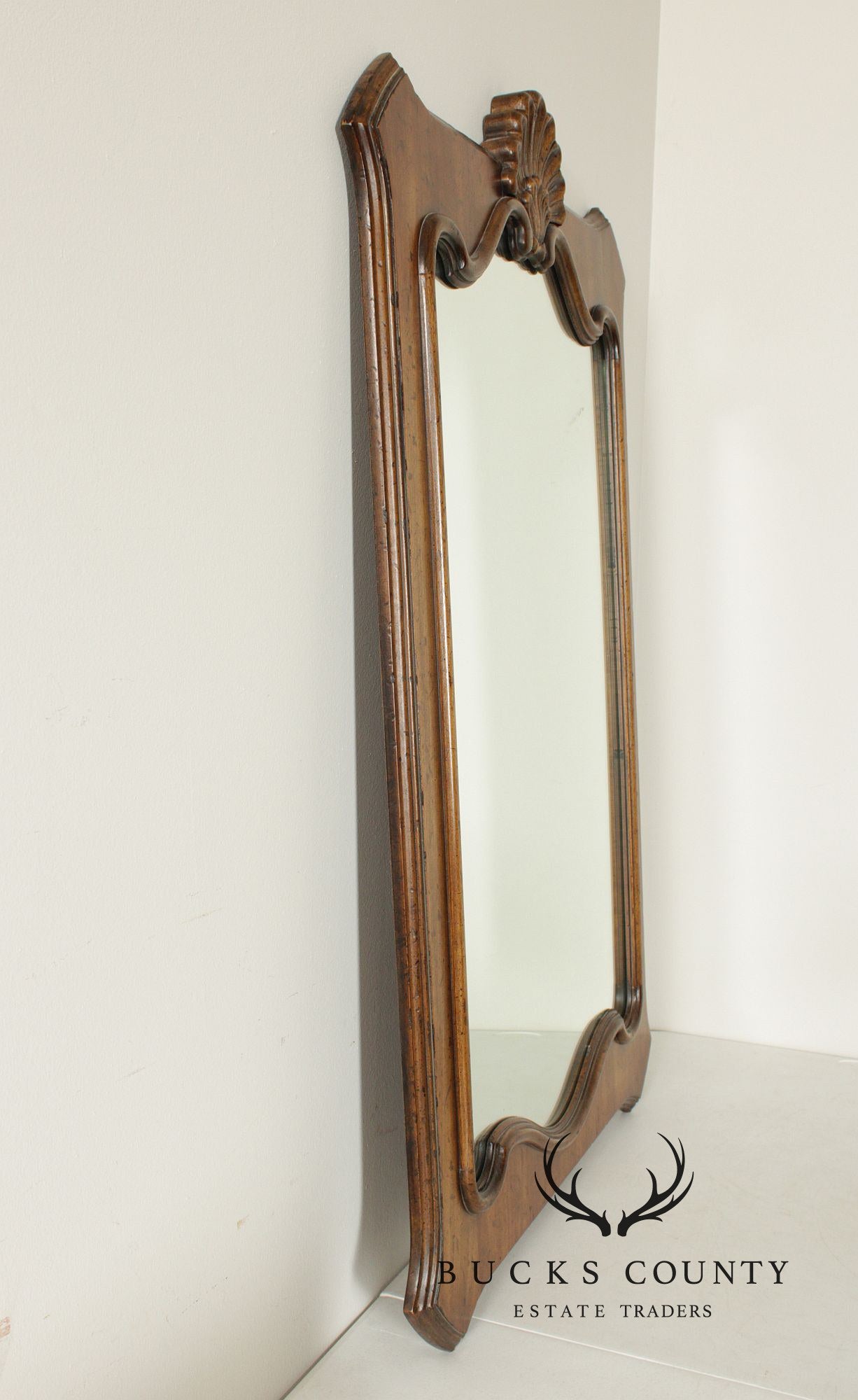 Heritage 'Grand Tour' Carved Walnut Wall Mirror