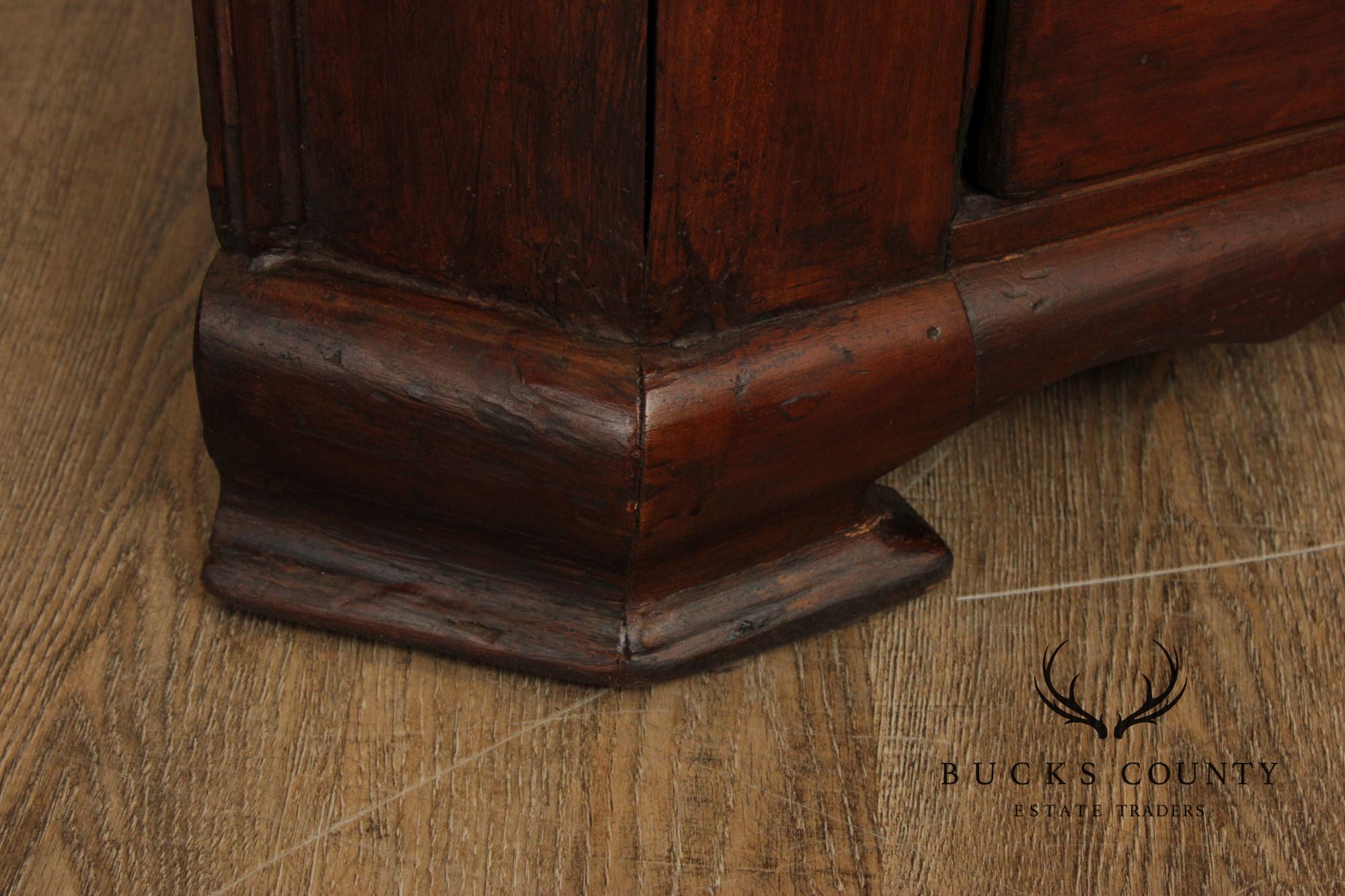 Antique 19th Century American Poplar Corned Cabinet