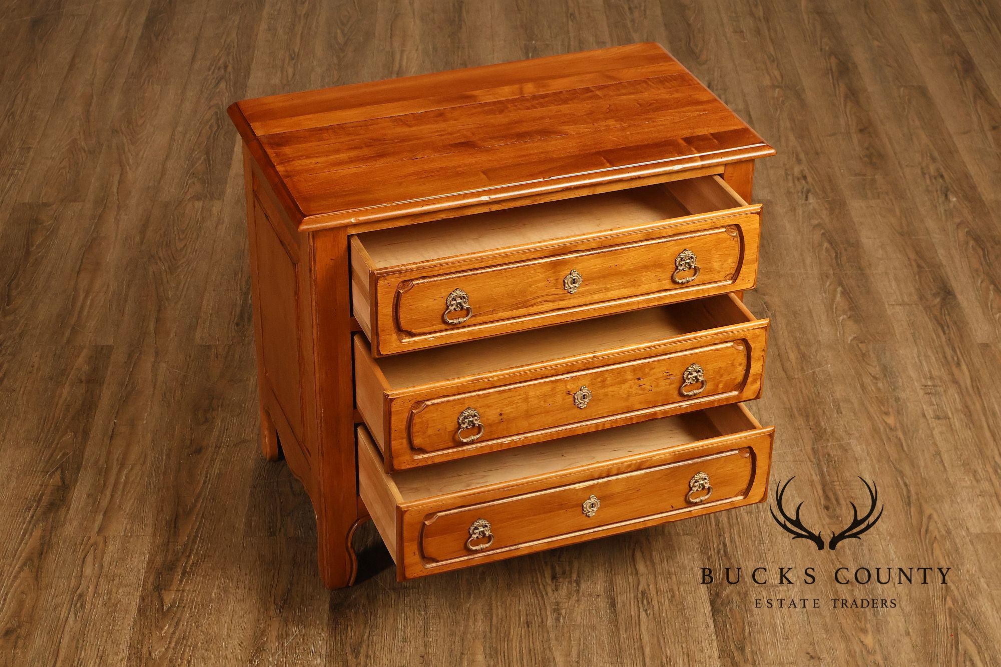 Ethan Allen 'Legacy' French Country Style Pair of Nightstands