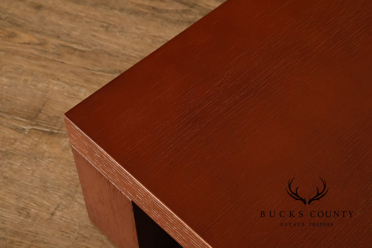 Modern Low Profile Square Coffee Table