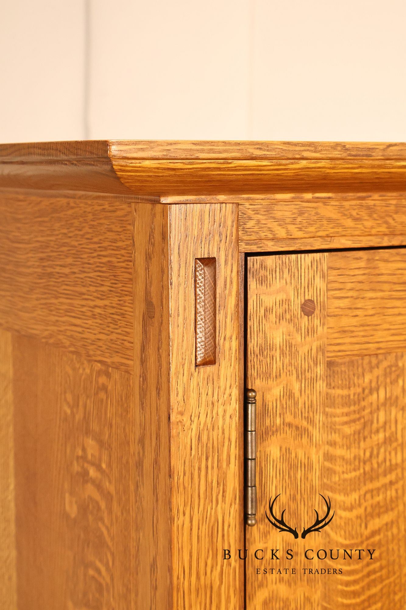 Stickley Mission Collection Oak Entertainment Armoire