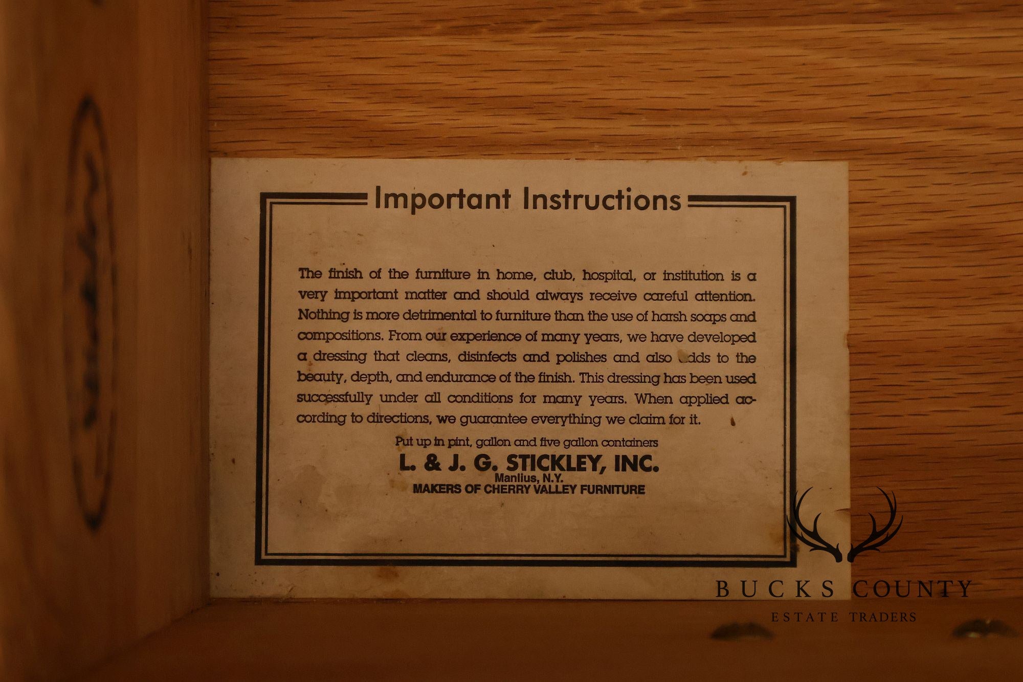 Stickley Mission Collection Oak Nightstand