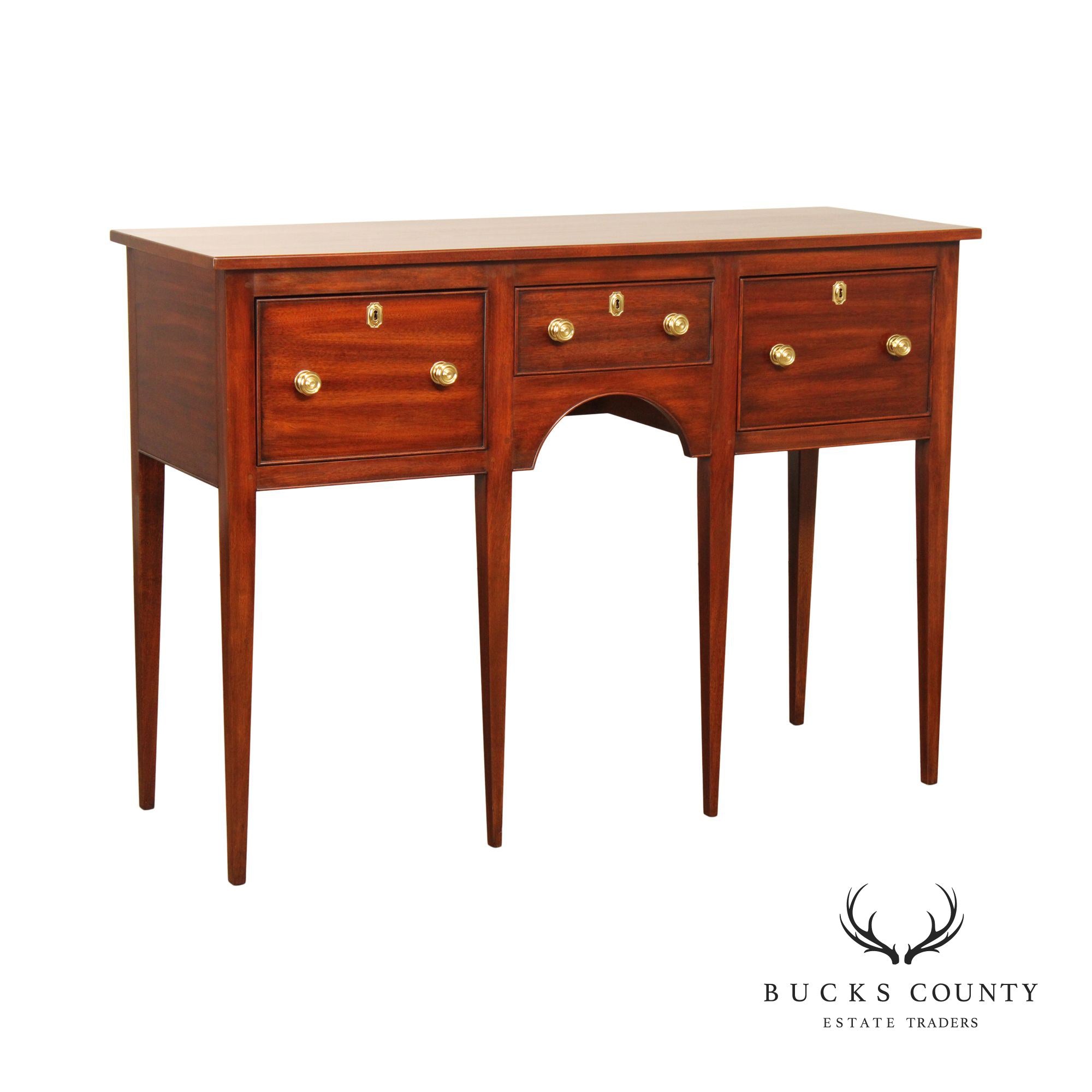 Henkel Harris Federal Colonial Williamsburg Style Mahogany Sideboard