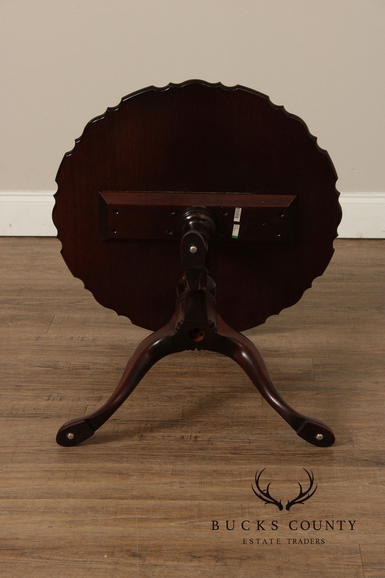 Stickley Federal Style Mahogany Pie Crust Tea Table