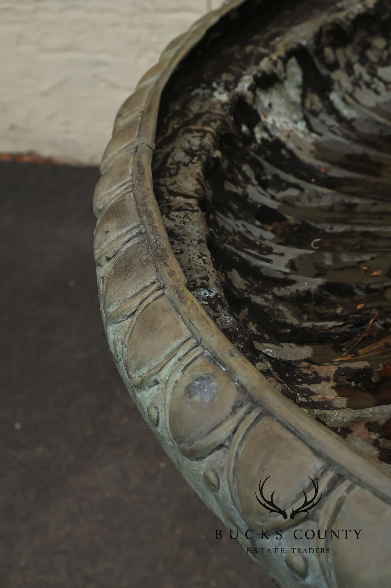 Vintage Two Tier Cherub Bronze Garden Fountain