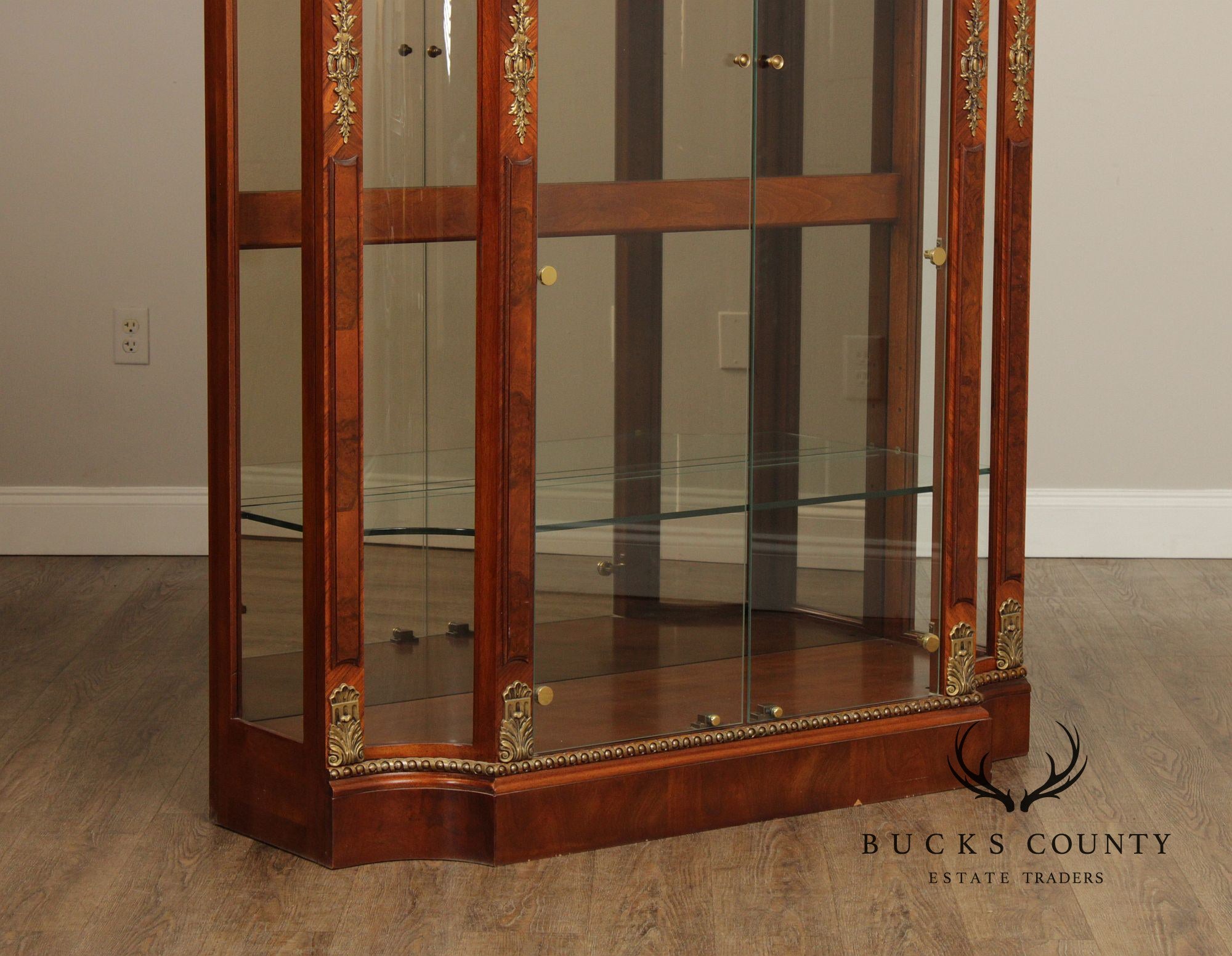 Henredon 'Grand Provenance' Walnut Display Cabinet