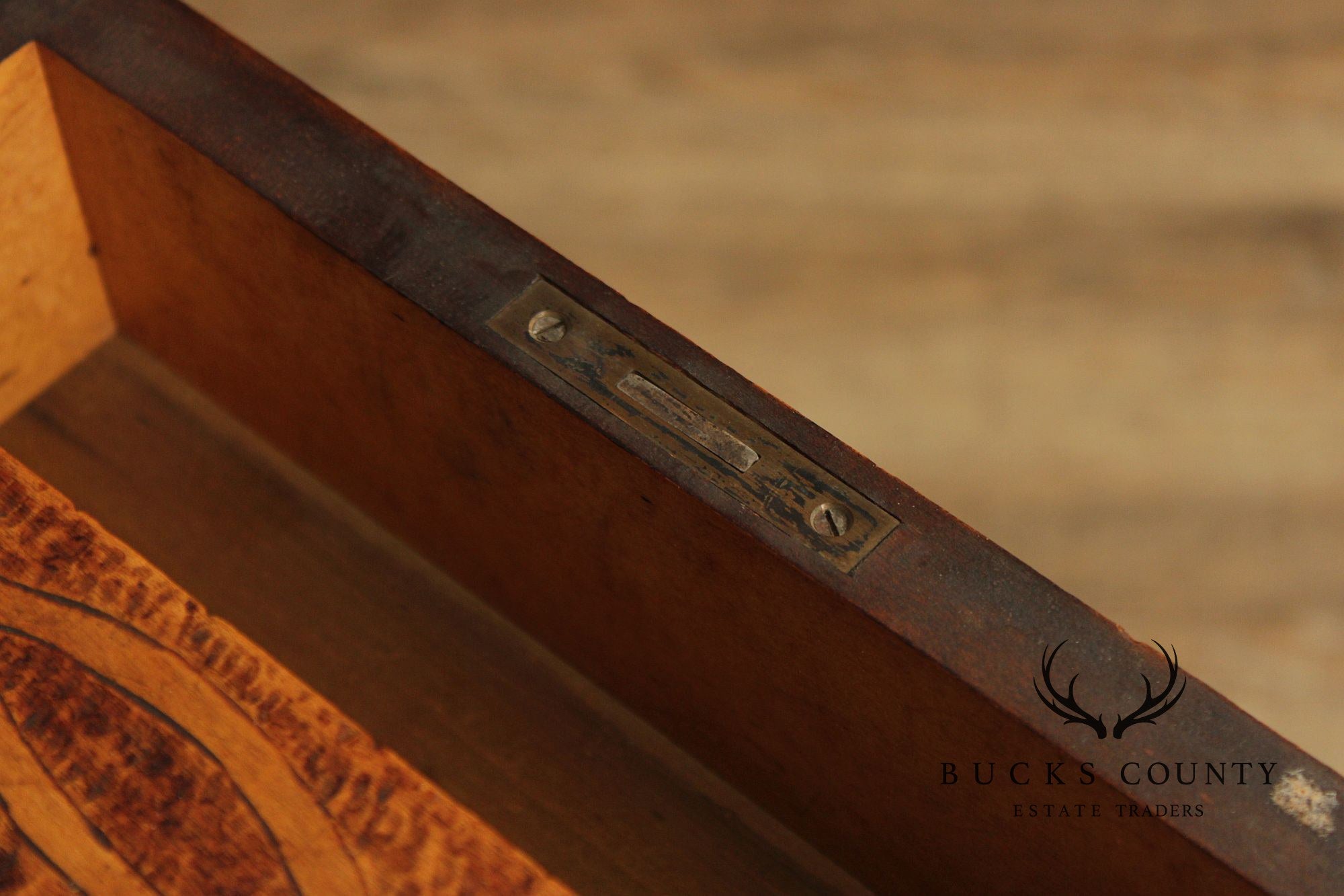 Antique Art Nouveau Style Carved And Pyrography Writing Desk And Chair Set