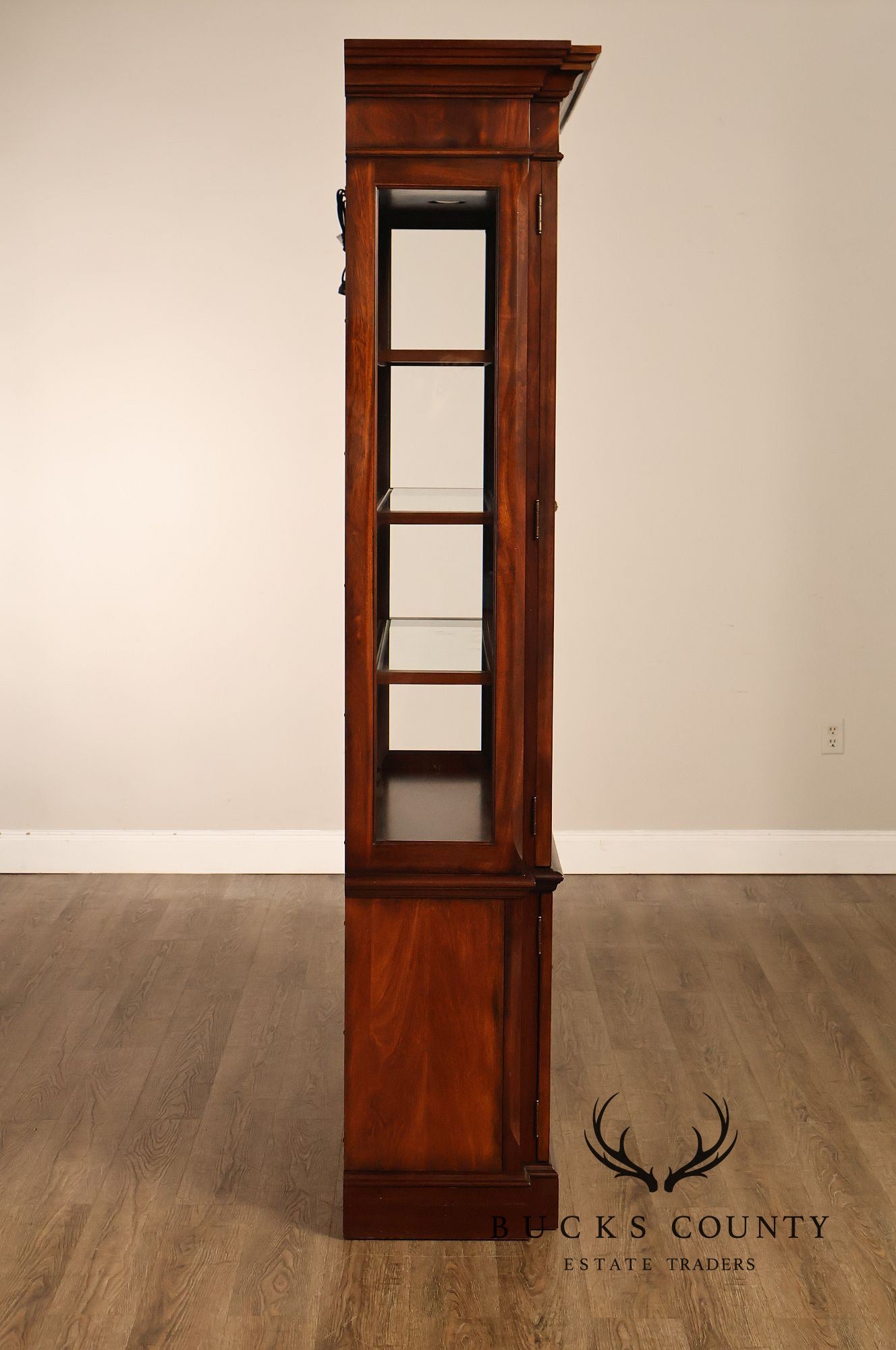 Ethan Allen Newport Collection Mahogany China Cabinet