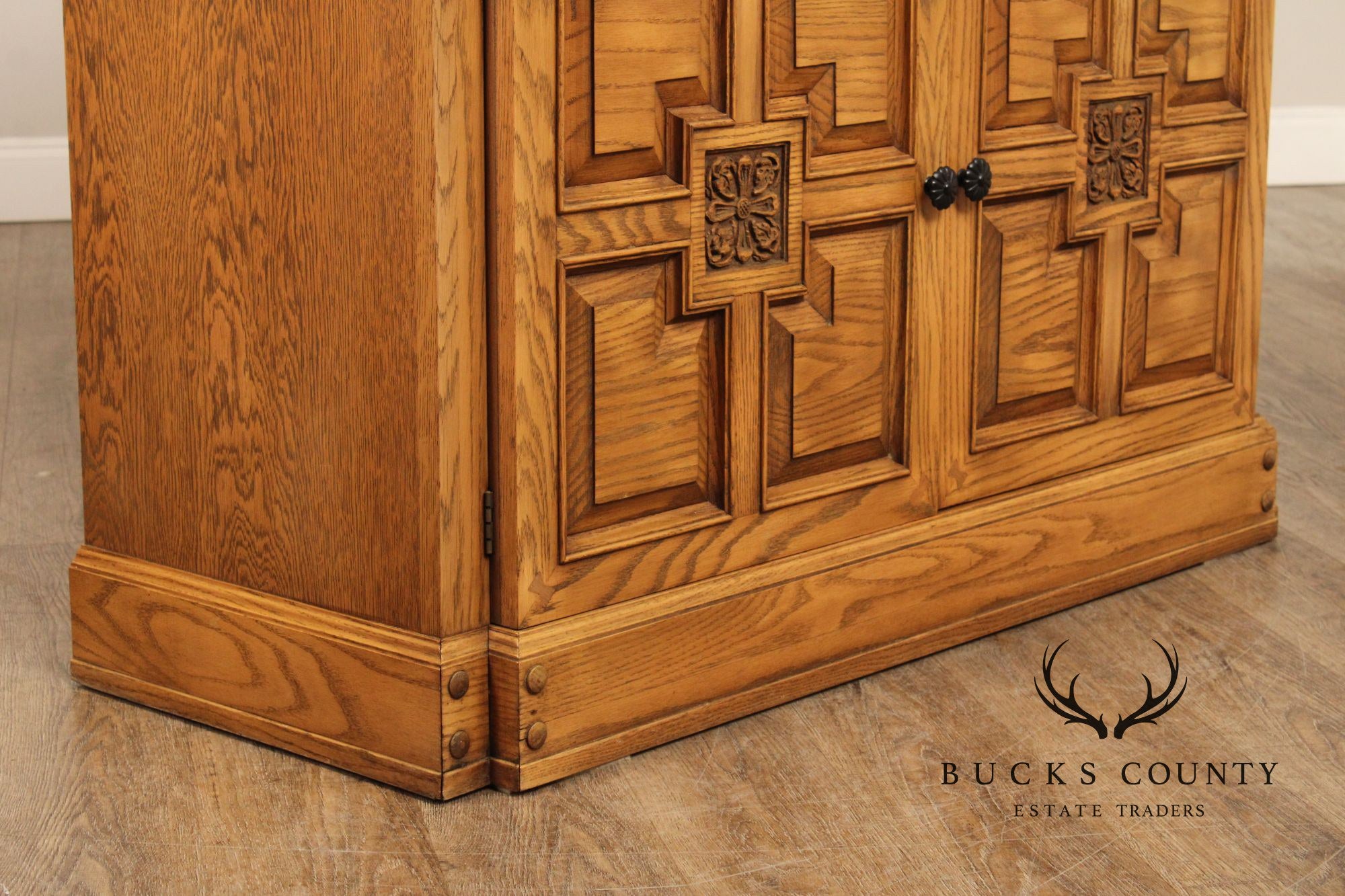 Romweber Viking Oak Vintage Two Door Cabinet