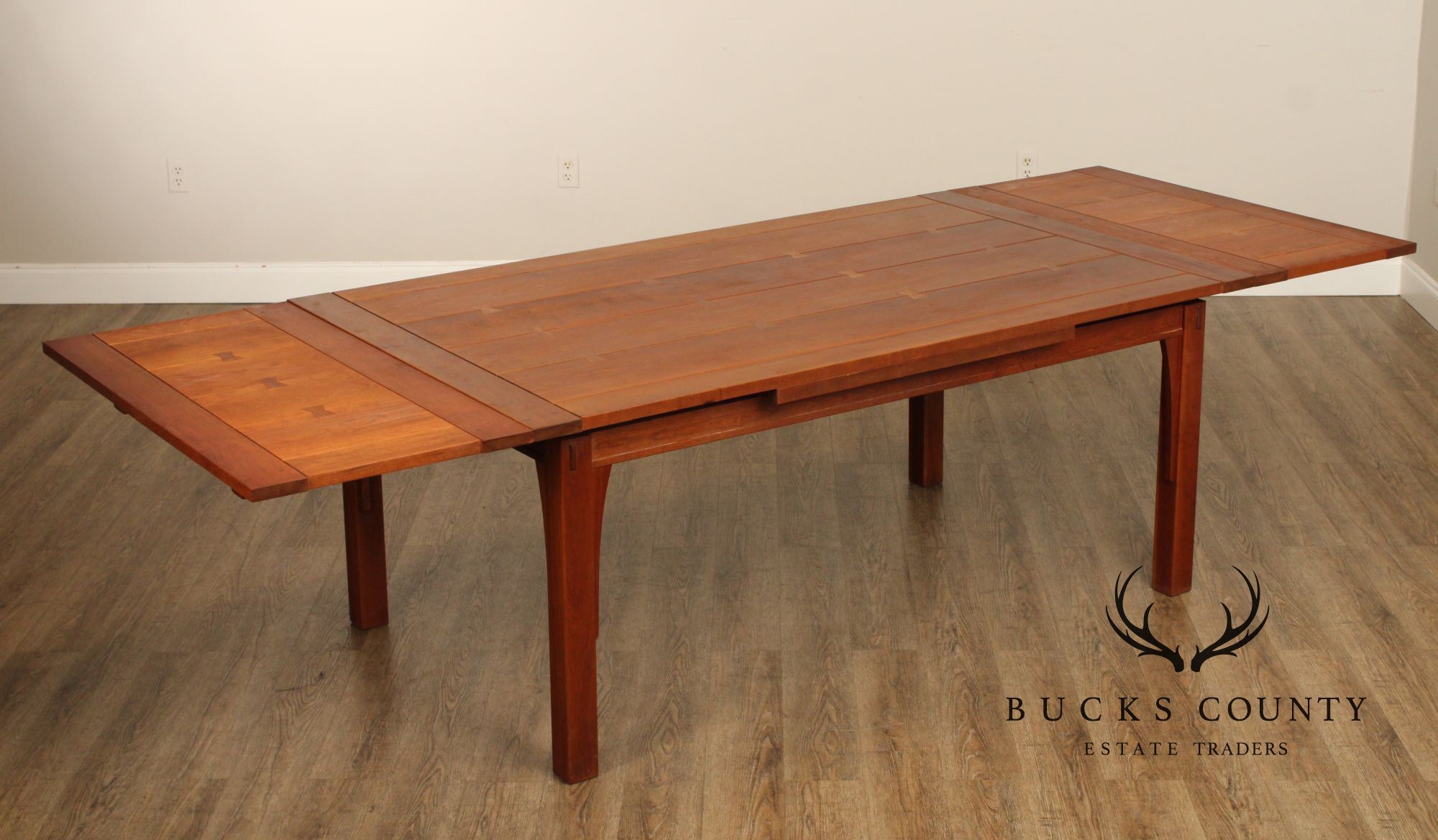 Stickley Mission Collection Cherry Butterfly Top Dining Table