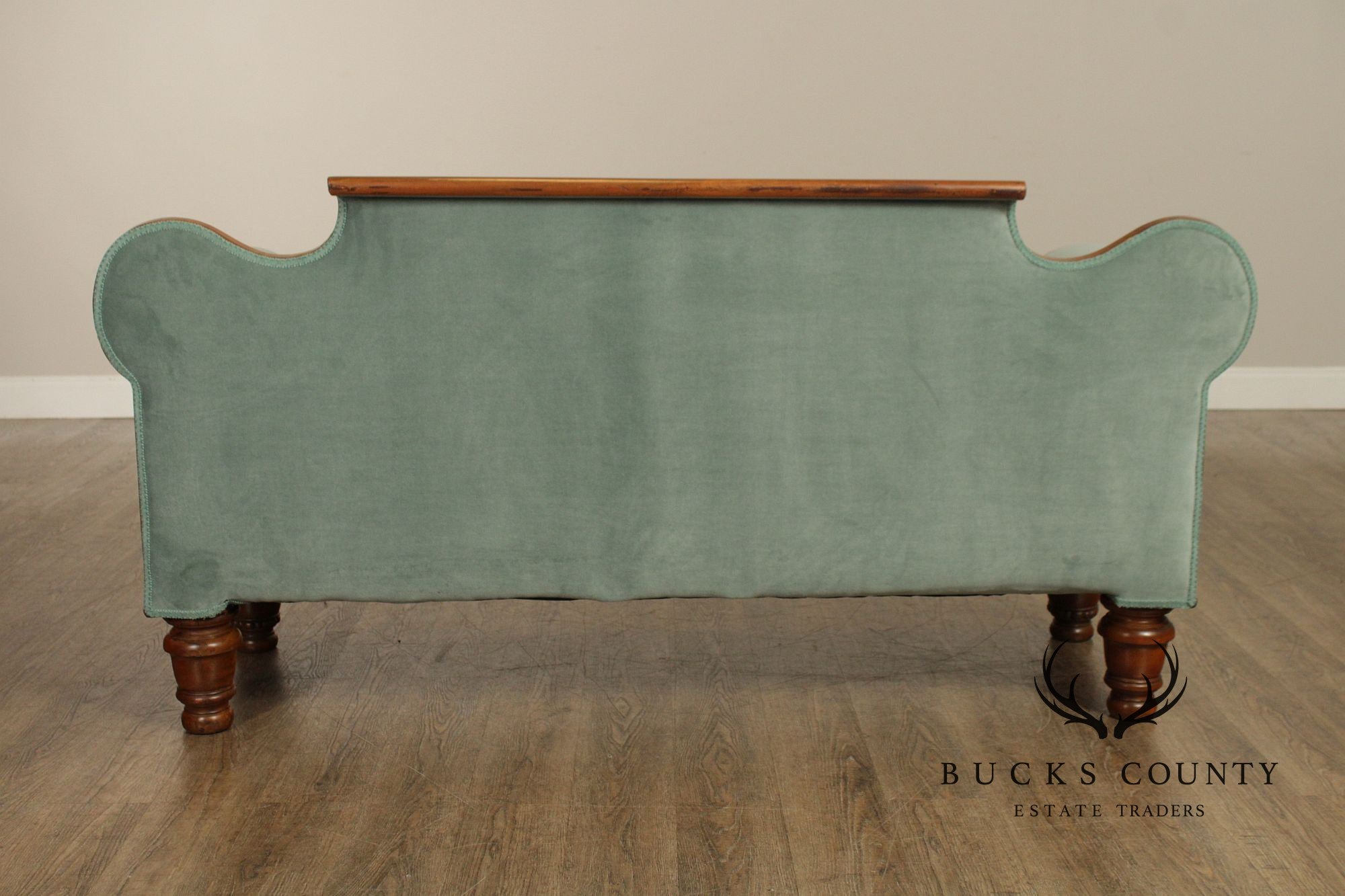 Antique American Empire Carved Mahogany Sofa