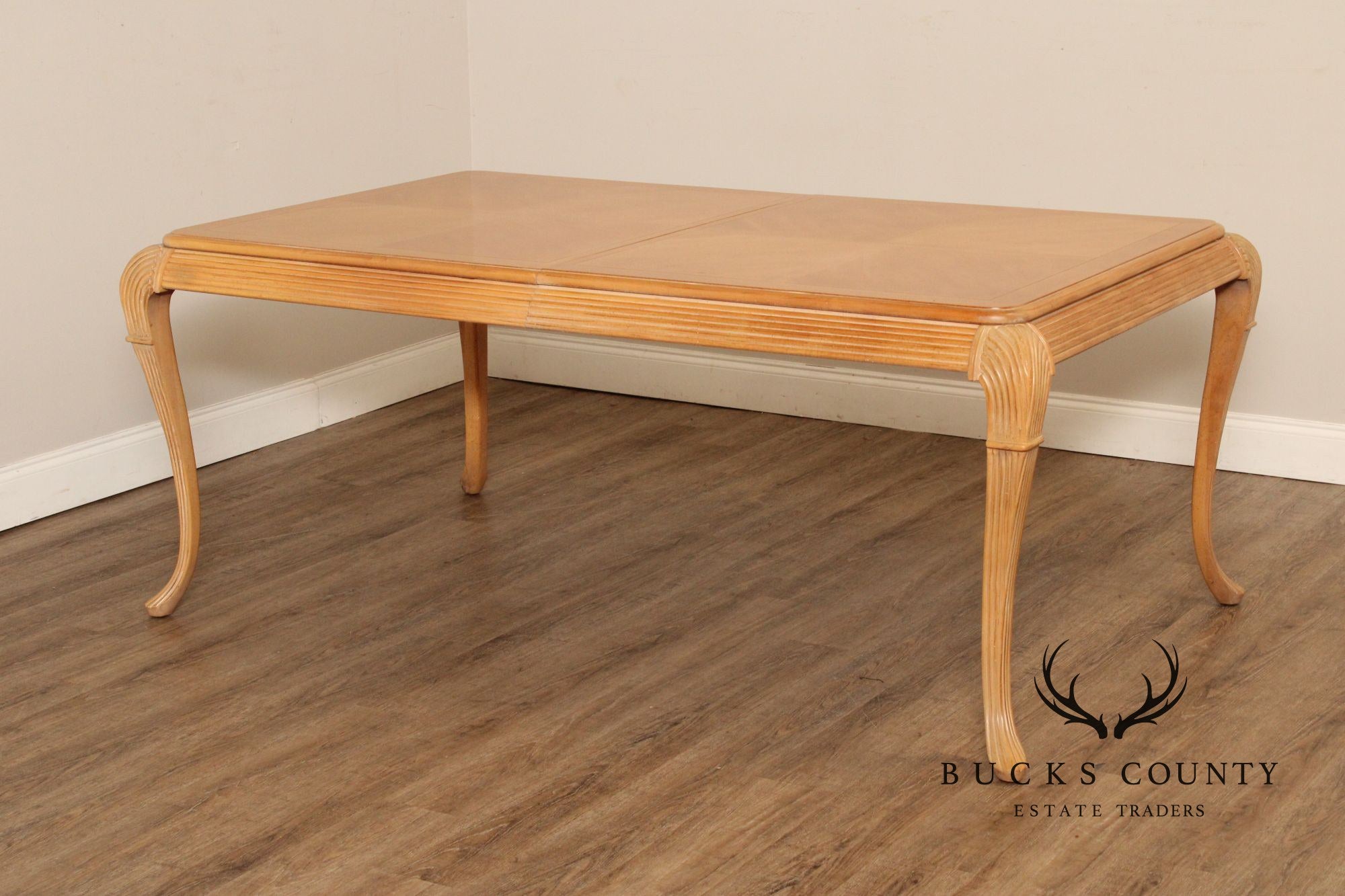 Bernhardt French Art Deco Style Expandable Dining Table
