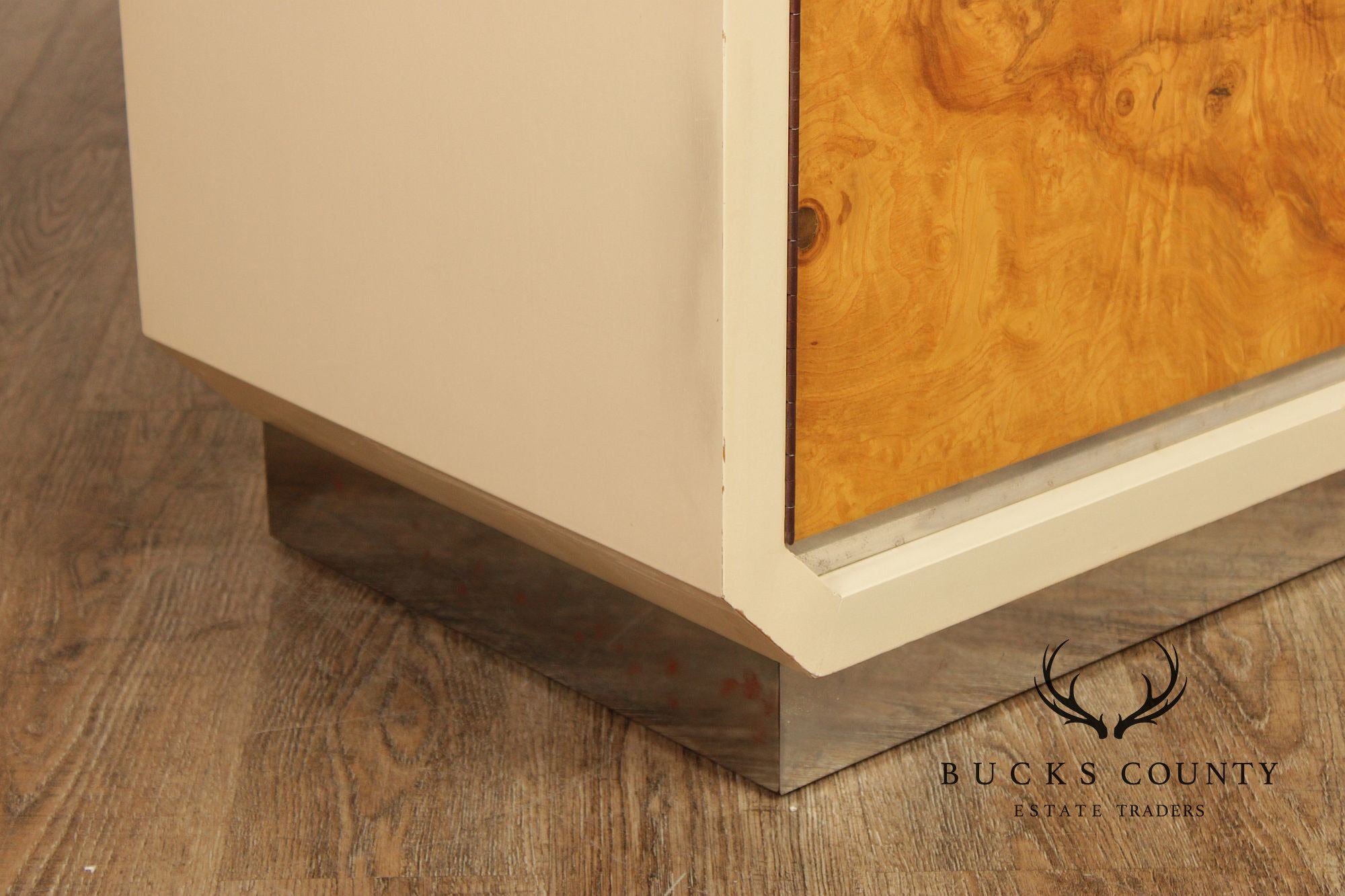Pace Collection Mid Century Modern Burlwood and Lacquered Chest of Long Dresser Sideboard