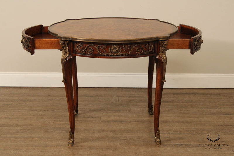 Theodore Alexander Essential Collection Mahogany Louis XV Style Center Table