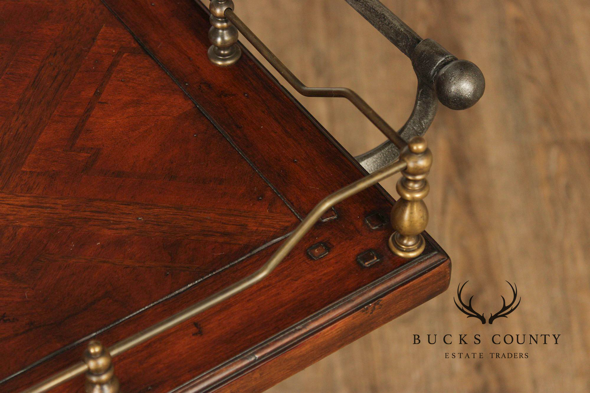 Artistica Italian Style Two-Tier Rolling Bar Cart