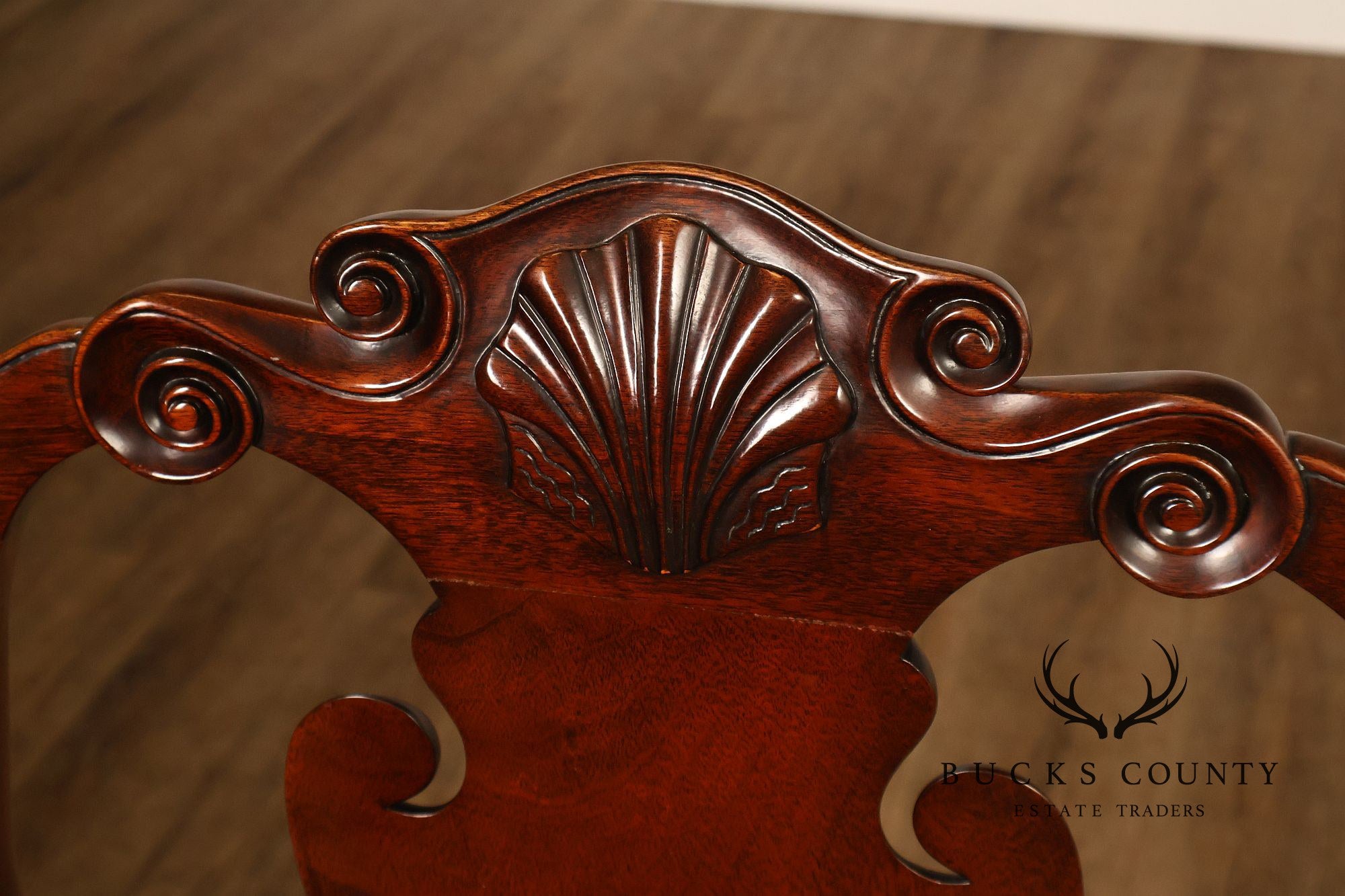 Kindel Winterthur Collection Pair of Mahogany Armchairs