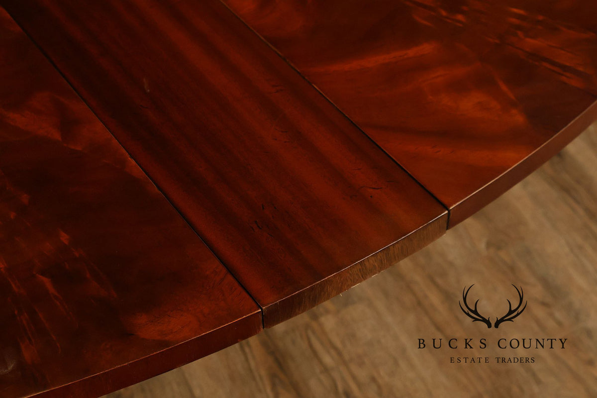 Baker Furniture Stately Homes Mahogany Capstan Jupe Dining Table