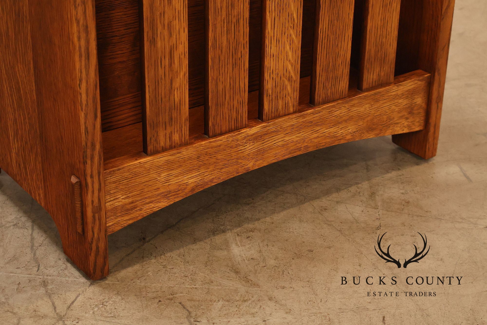Stickley Mission Collection Oak Magazine Rack
