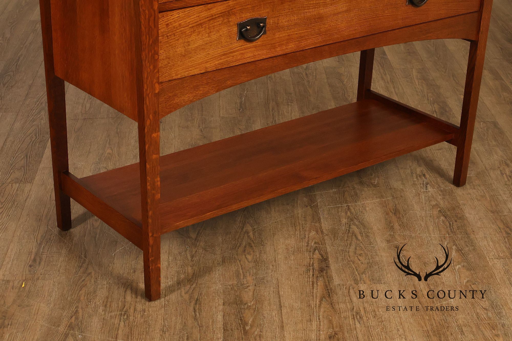 STICKLEY MISSION COLLECTION HARVEY ELLIS OAK SIDEBOARD