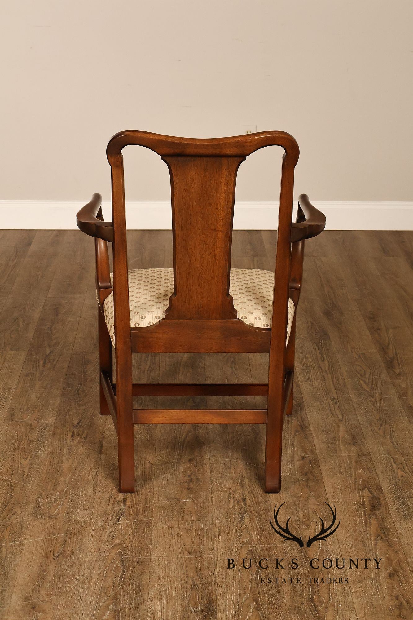 Kittinger Colonial Williamsburg Adaptation Set Of Eight Mahogany Dining Chairs
