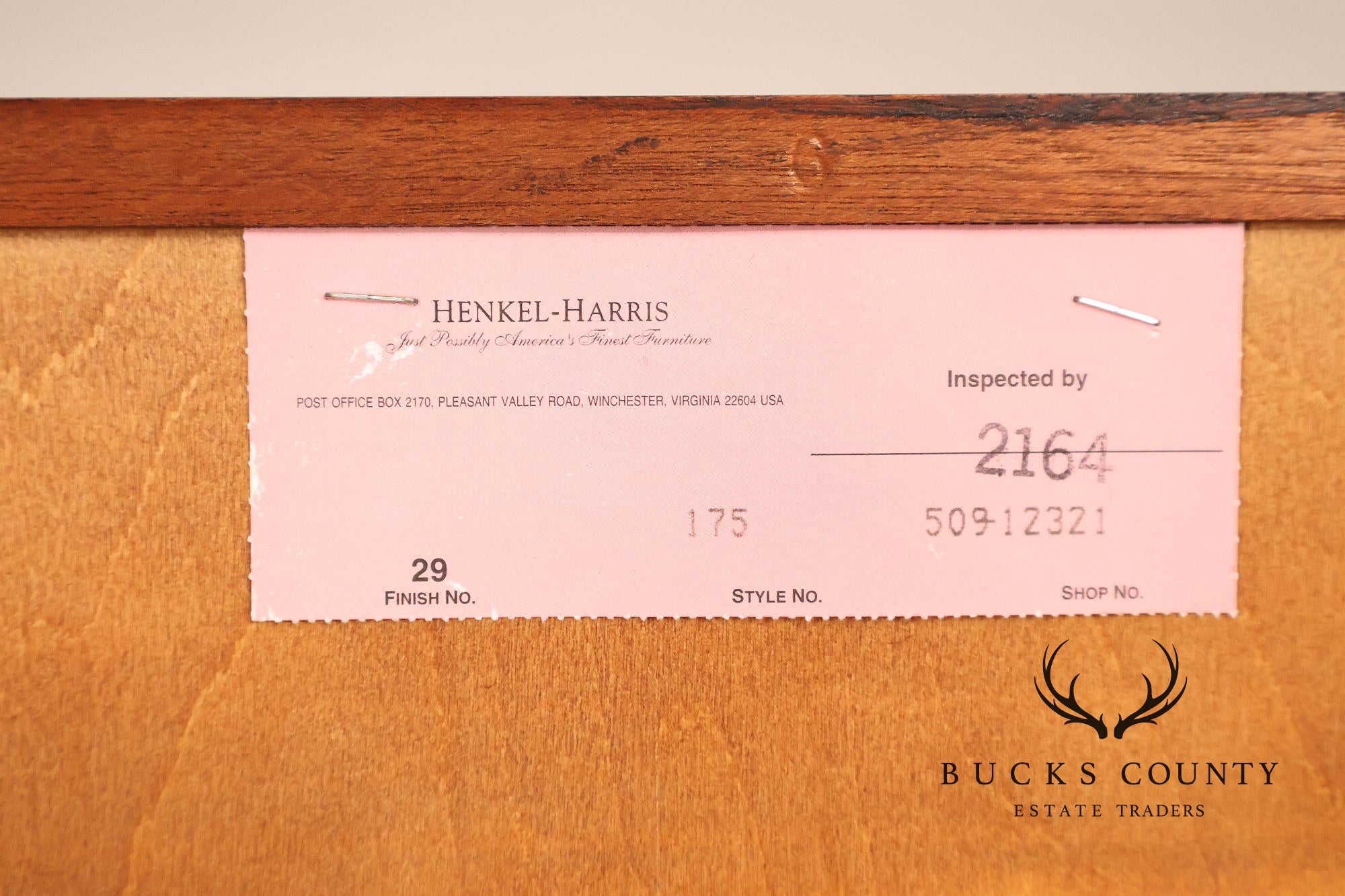 Henkel Harris Chippendale Style Mahogany Tall Chest