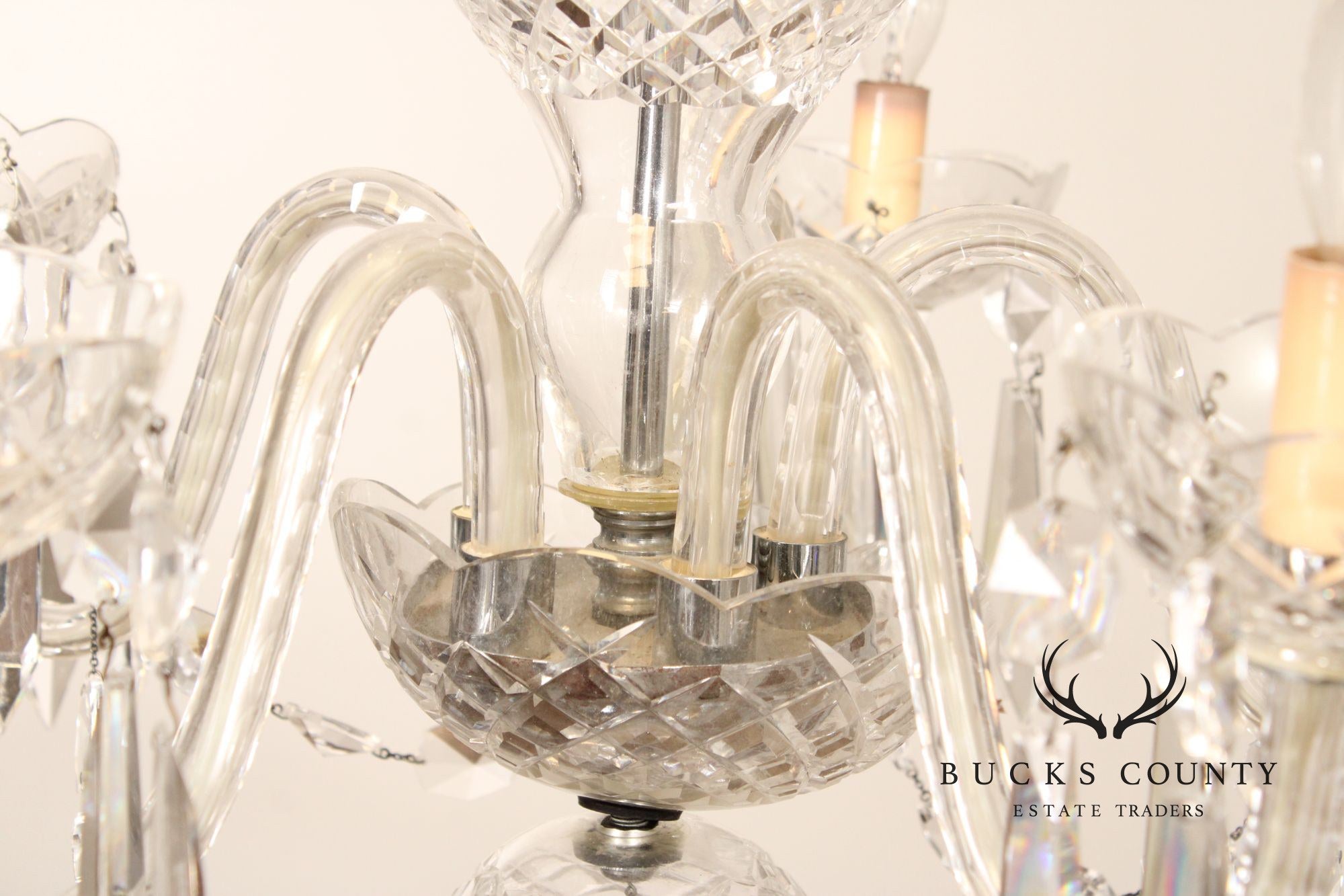 Waterford  Crystal Five Light Chandelier