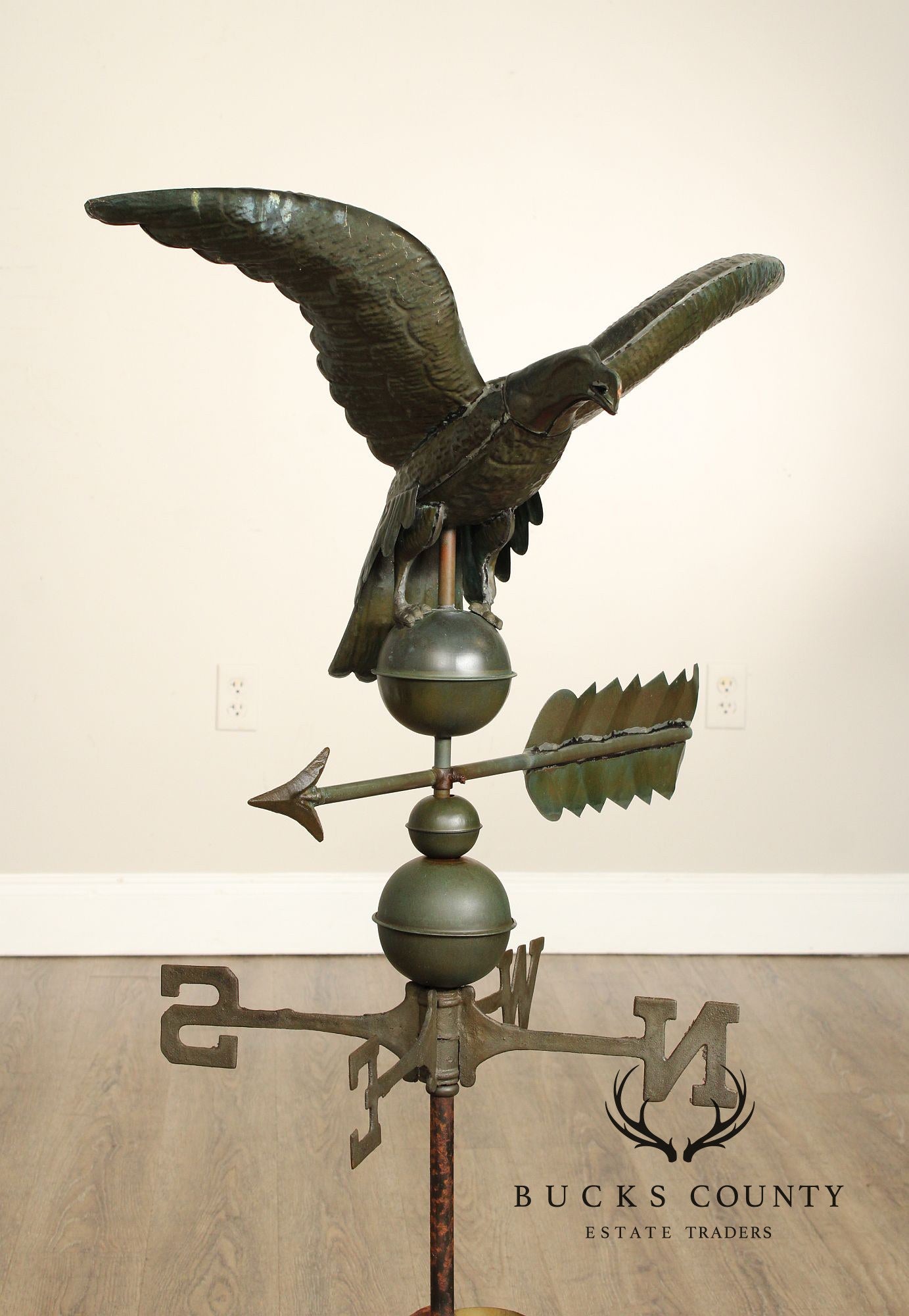 Vintage Copper Eagle Weathervane