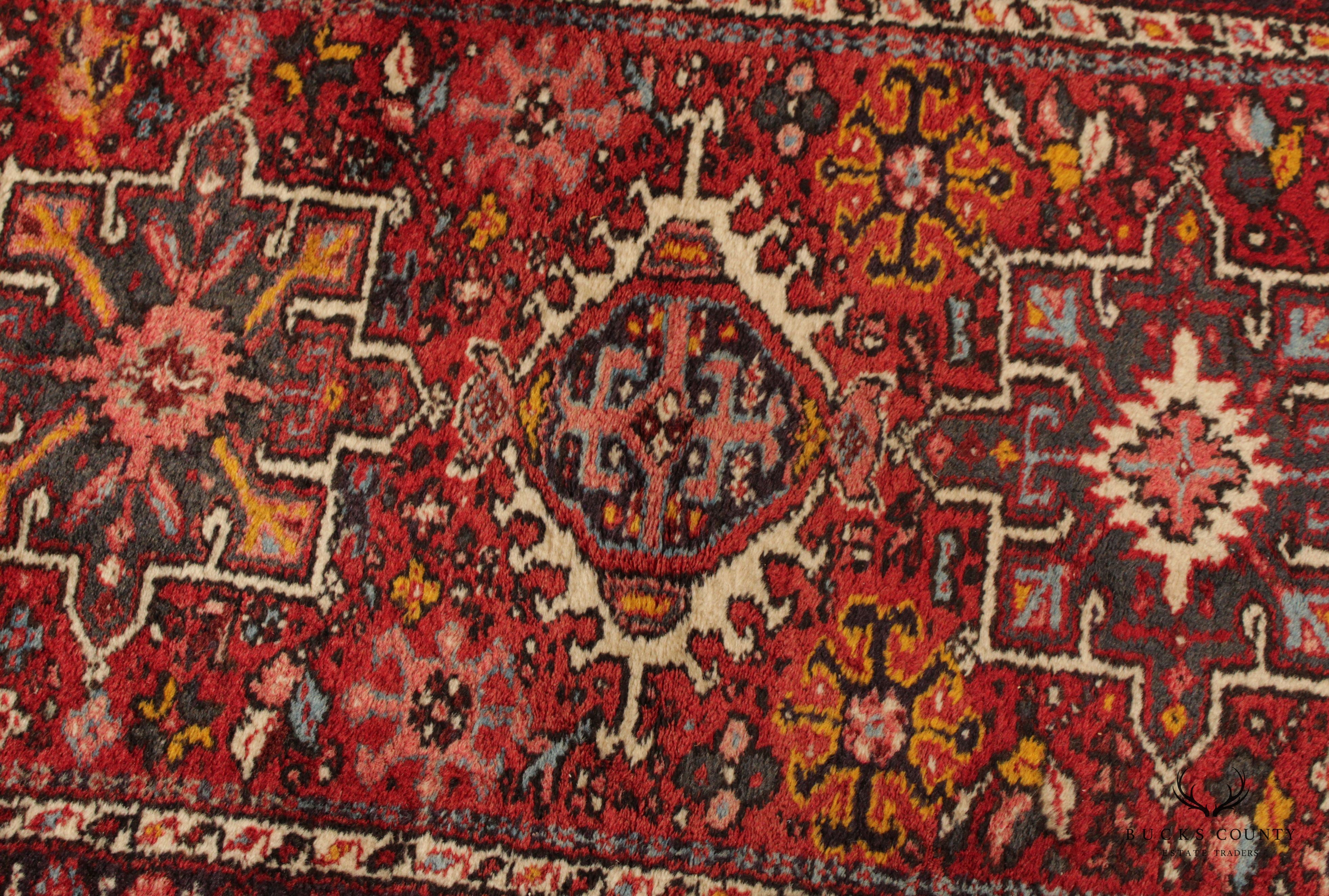Vintage Afghan Kazak Area Rug, 4' x 2.5'