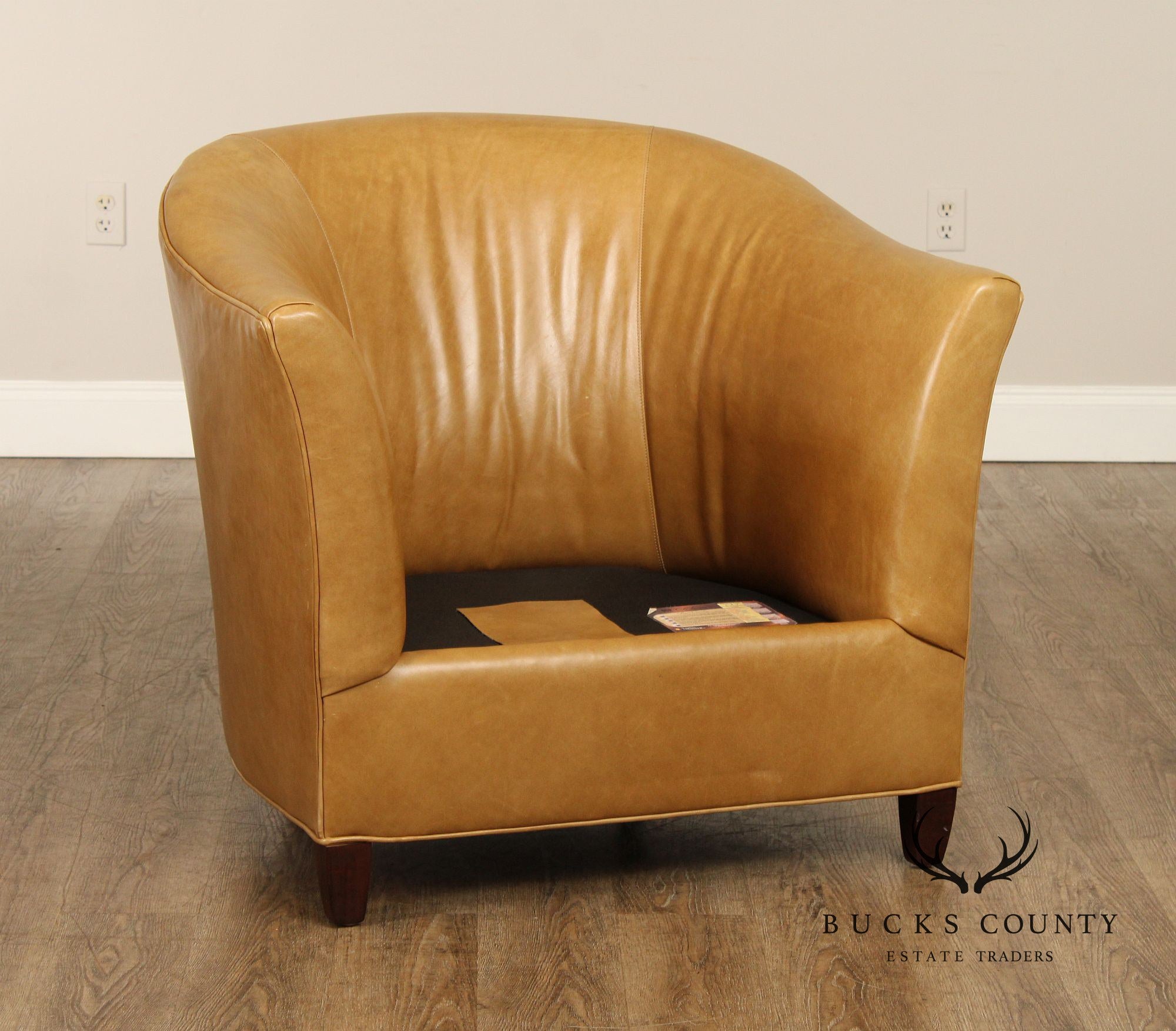 C.R. Laine Leather Club Chair