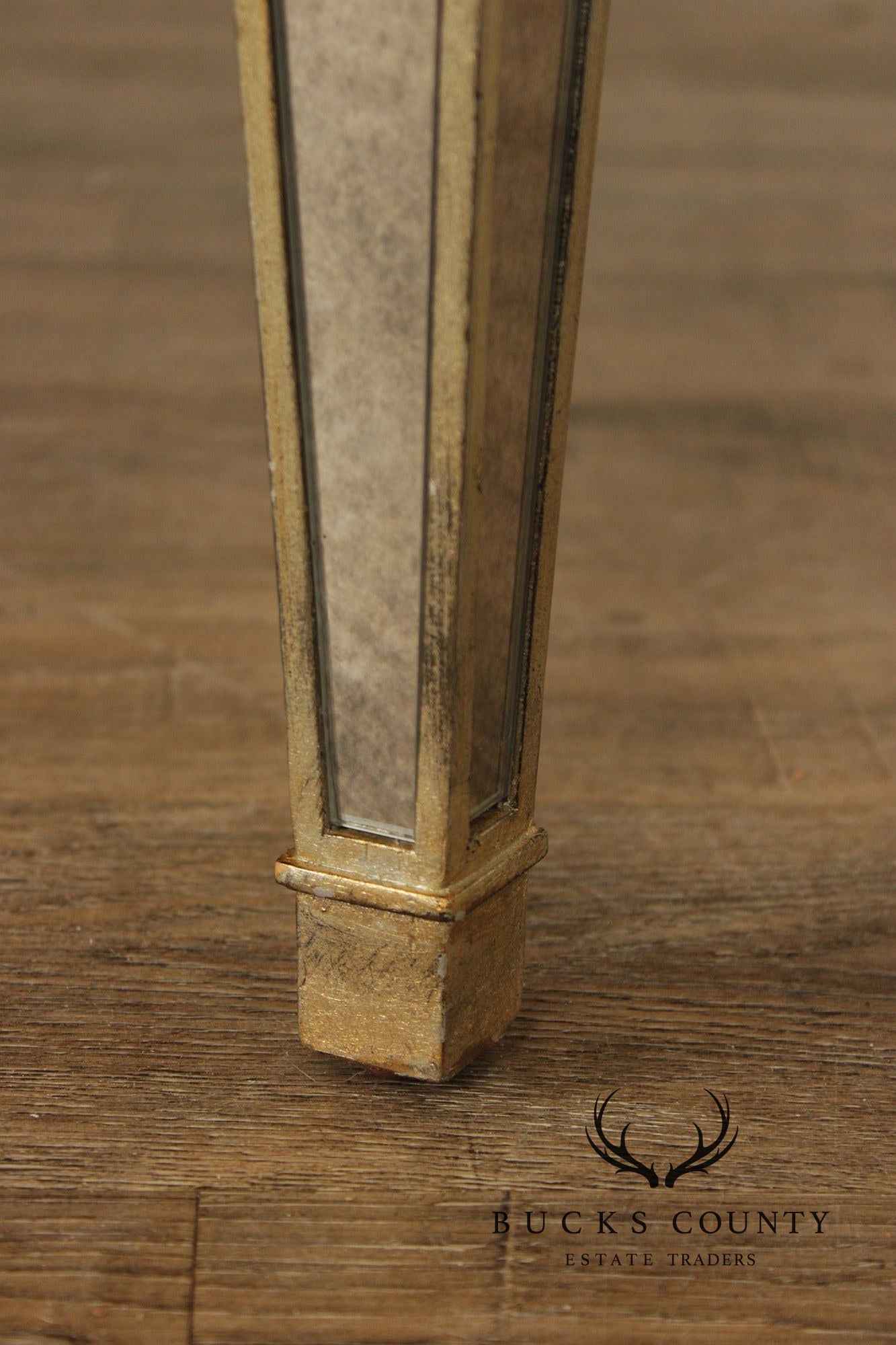 Ethan Allen Hollywood Regency Mirrored Coffee Table