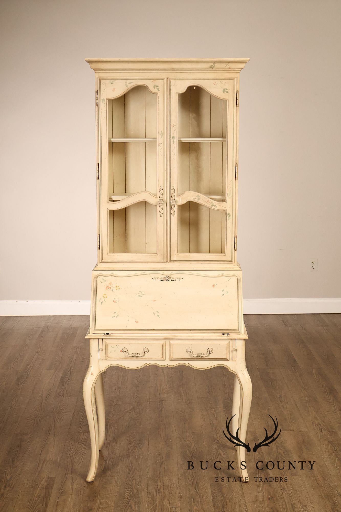 Ethan Allen Country French Painted Secretary Desk