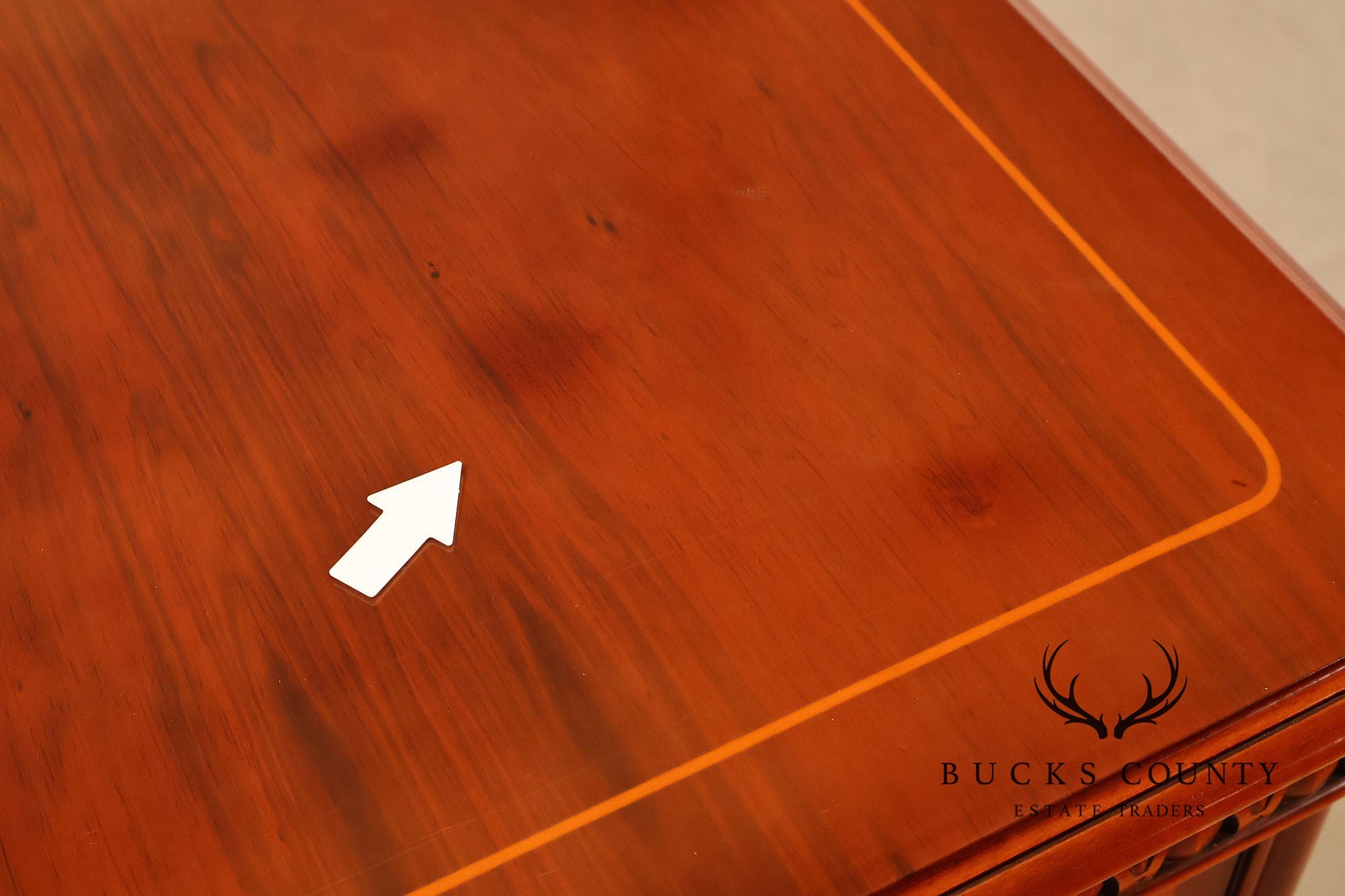 Edwardian Style Inlaid Mahogany Chest of Drawers