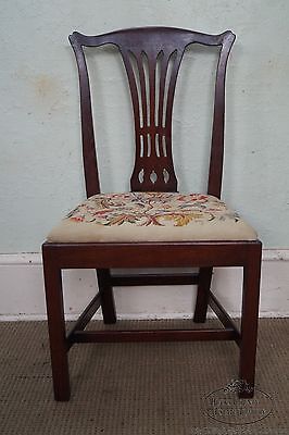 Berwyn Furniture 18th Century Style Mahogany Chippendale Side Chair