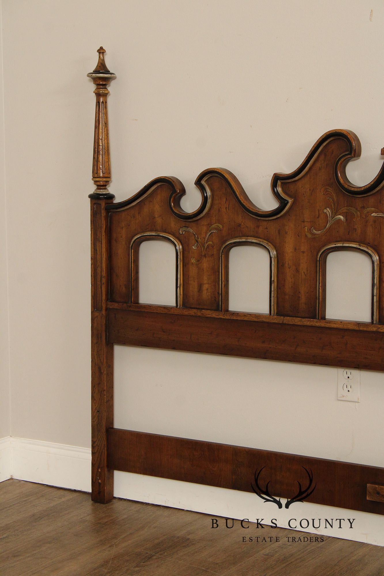 Heritage Grand Tour Vintage Walnut King Headboard