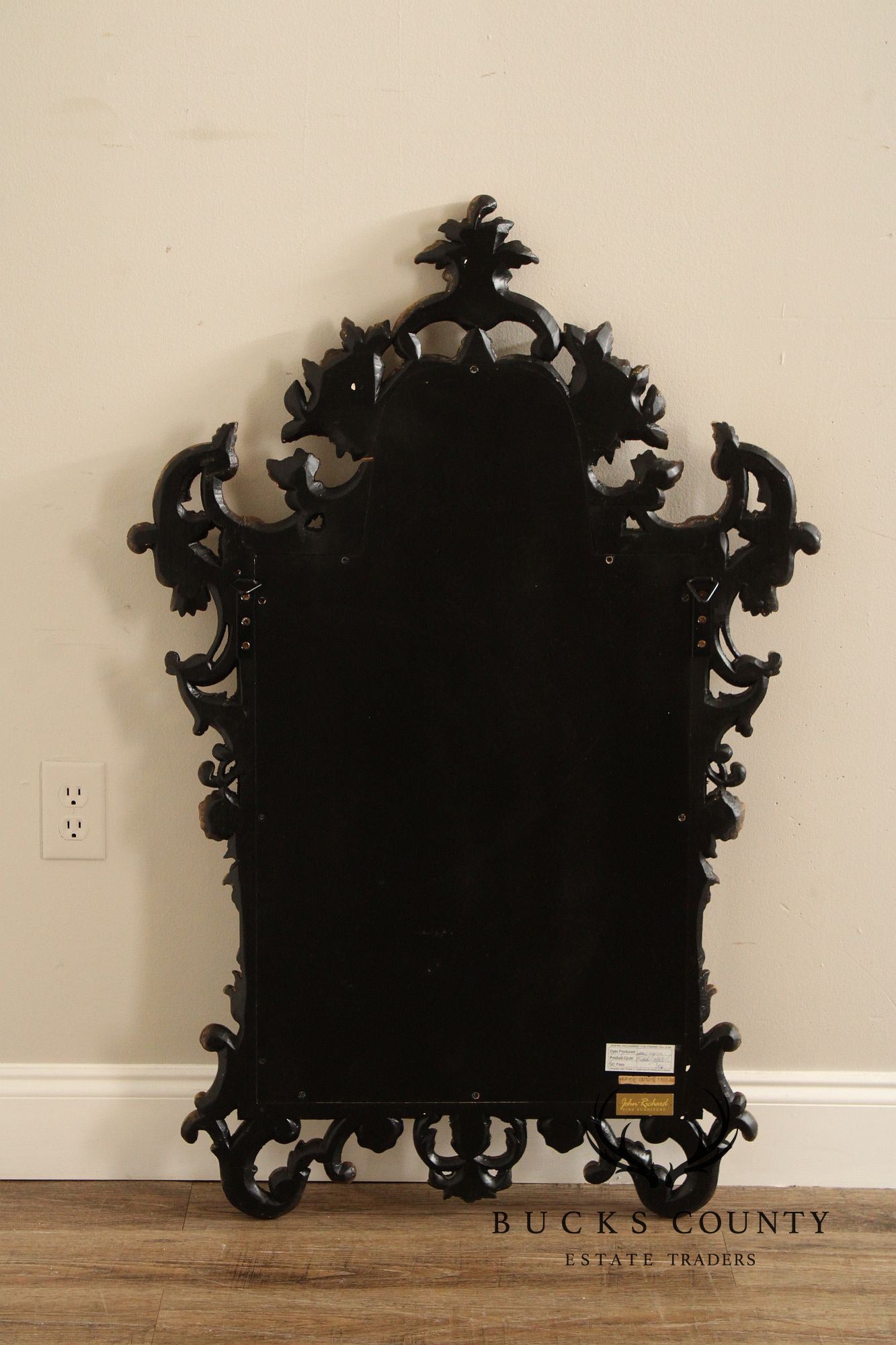 John Richard Italian Rococo Style Giltwood Carved Wall Mirror