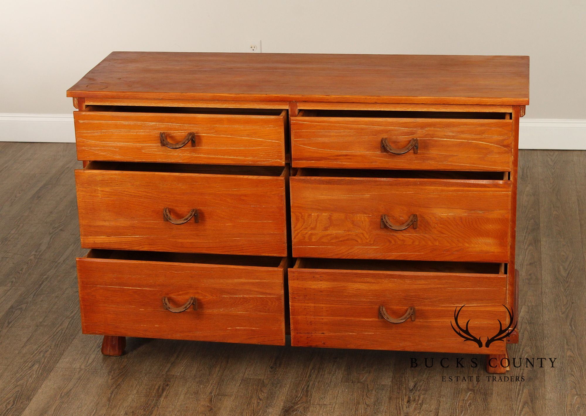 Brandt Ranch Oak Vintage Double Dresser