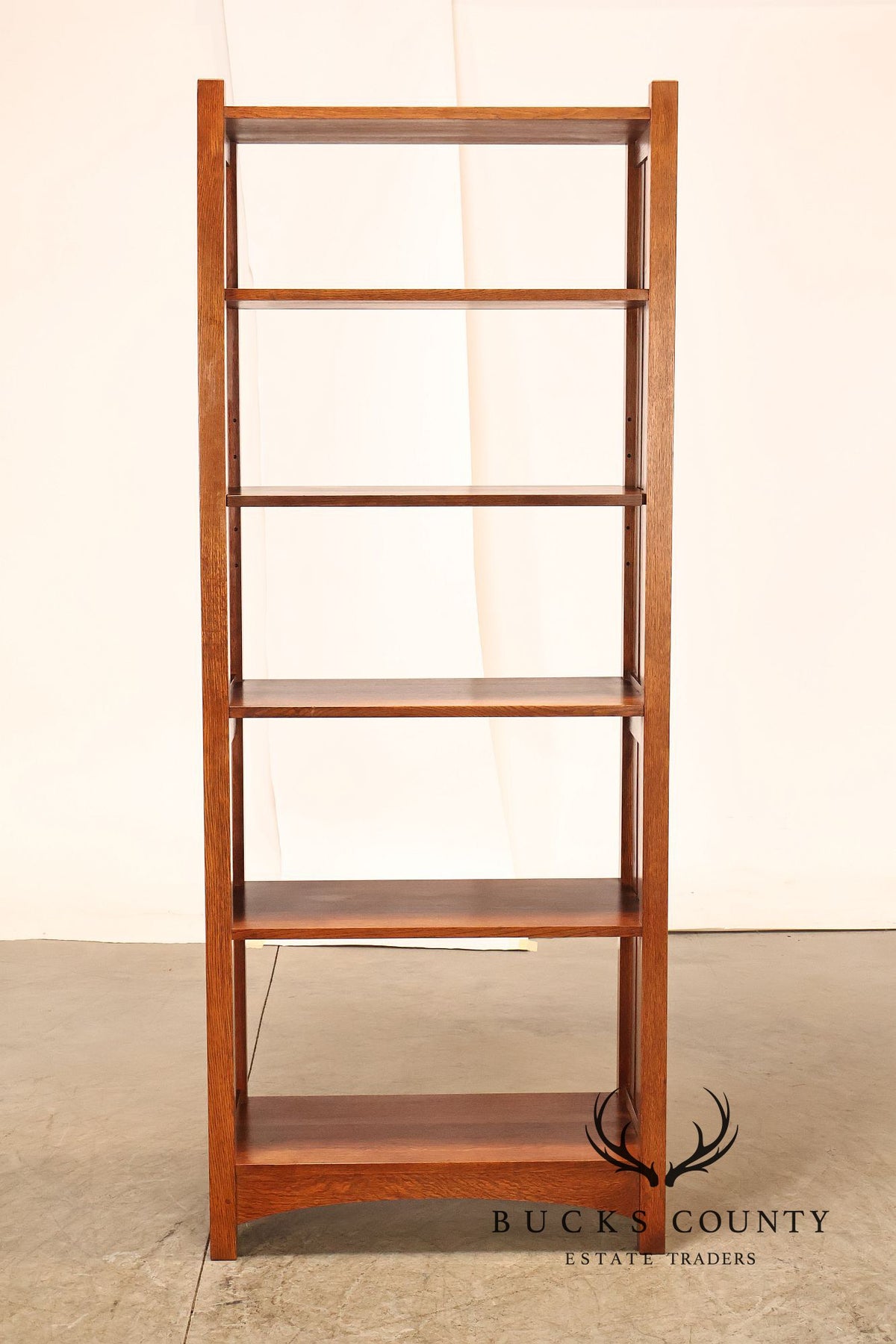 Stickley Mission Collection Oak Open Bookcase